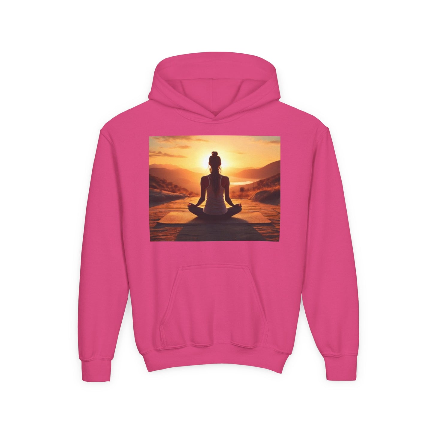 Yoga Youth Hoodie - Heavy Blend Sweatshirt