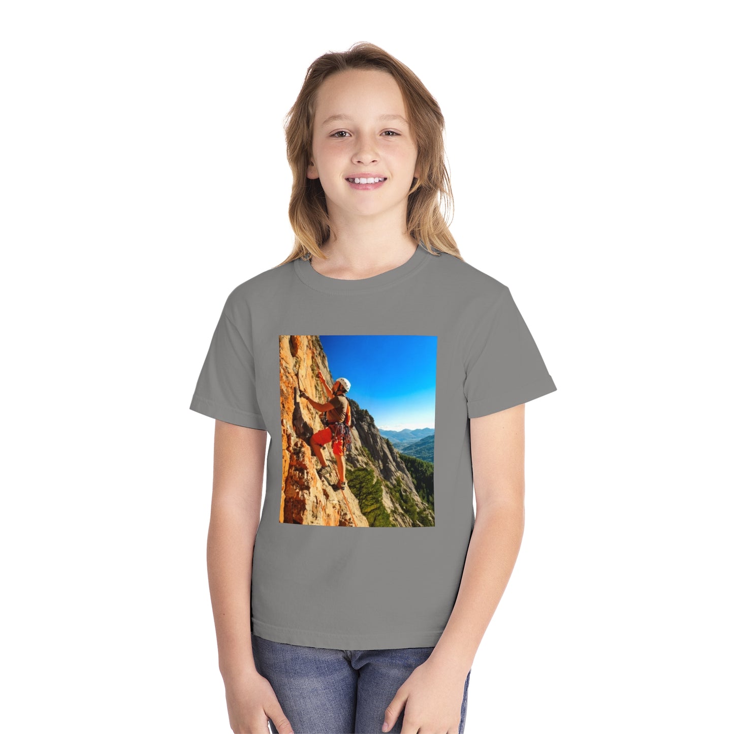 Rock Climbing Youth Midweight Tee