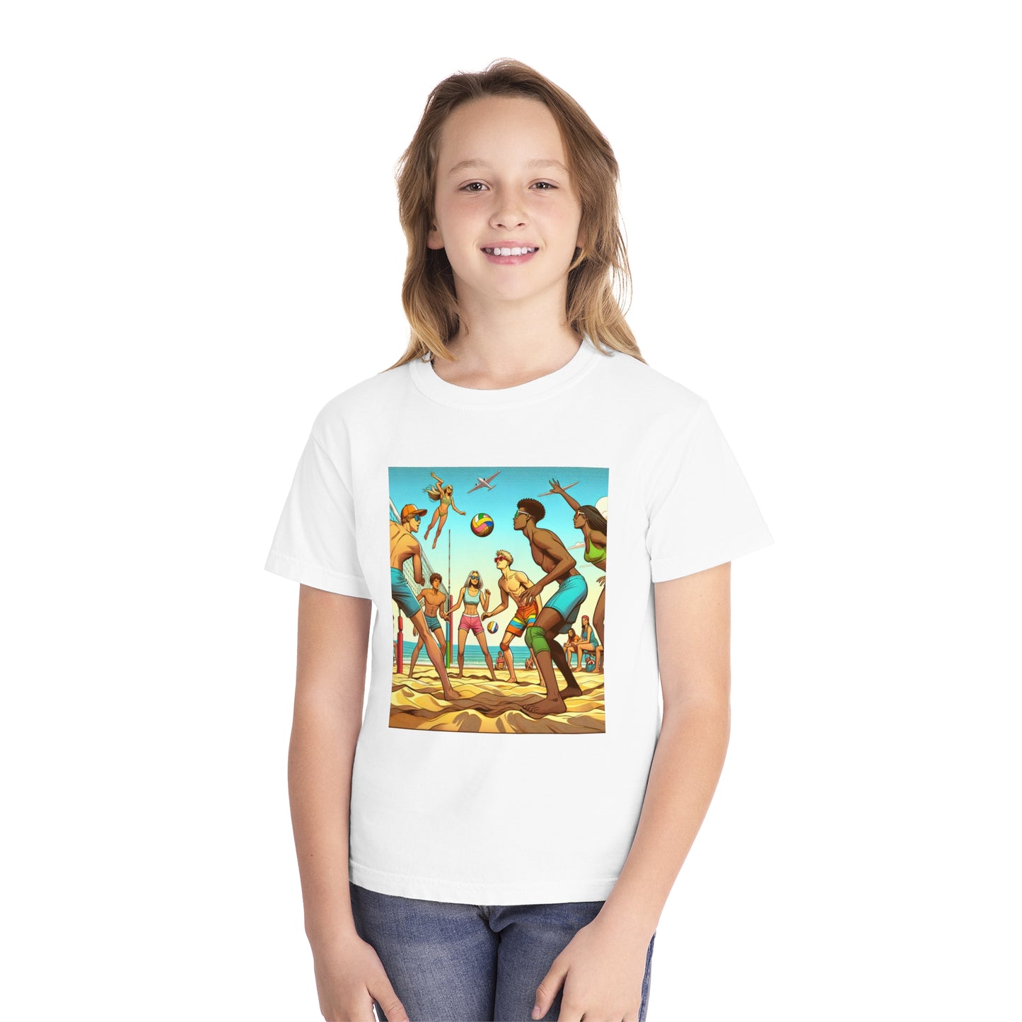Volleyball Youth Midweight Tee