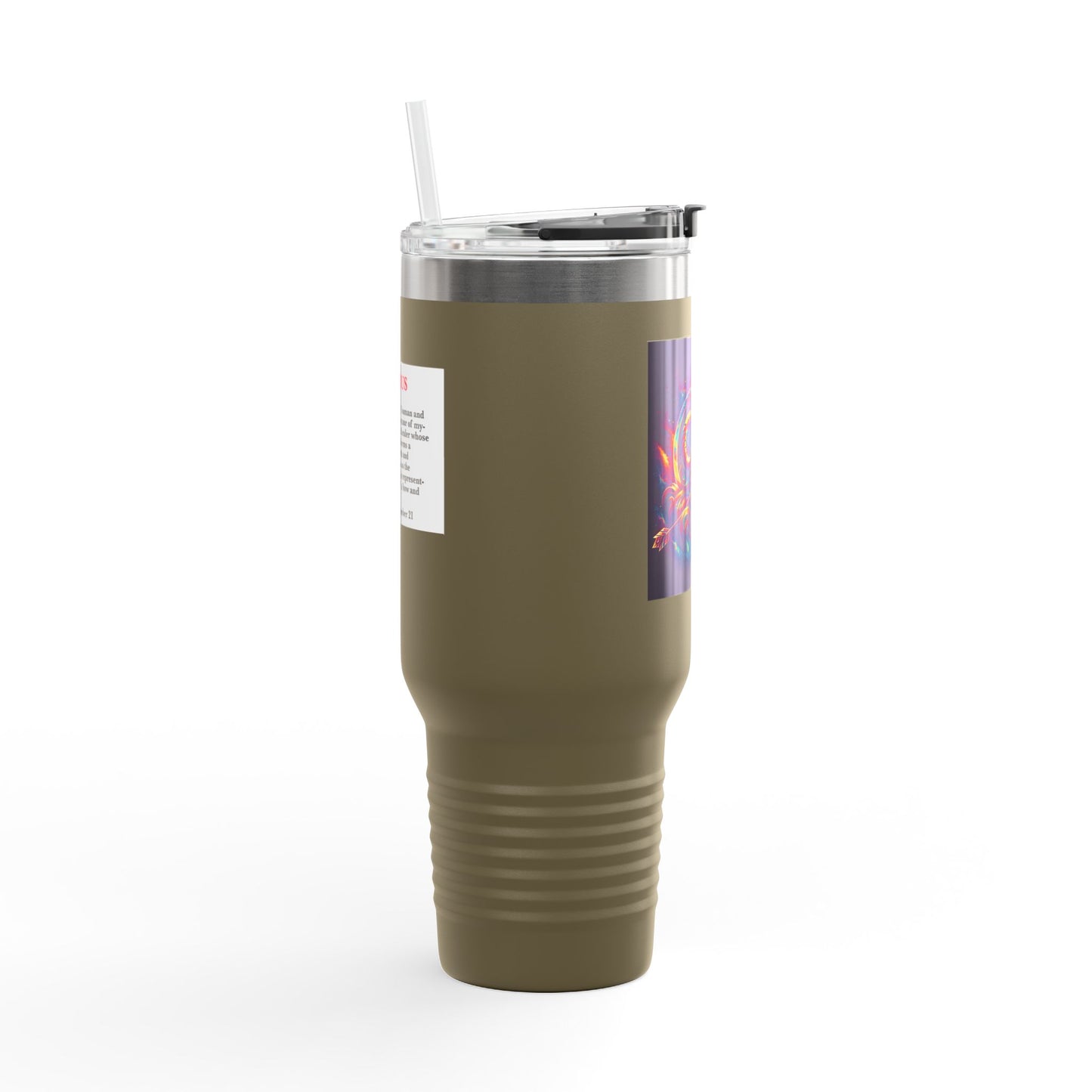 Sagittarius Insulated Travel Mug, 40oz, Perfect for Zodiac Fans, Coffee, Tea, Water