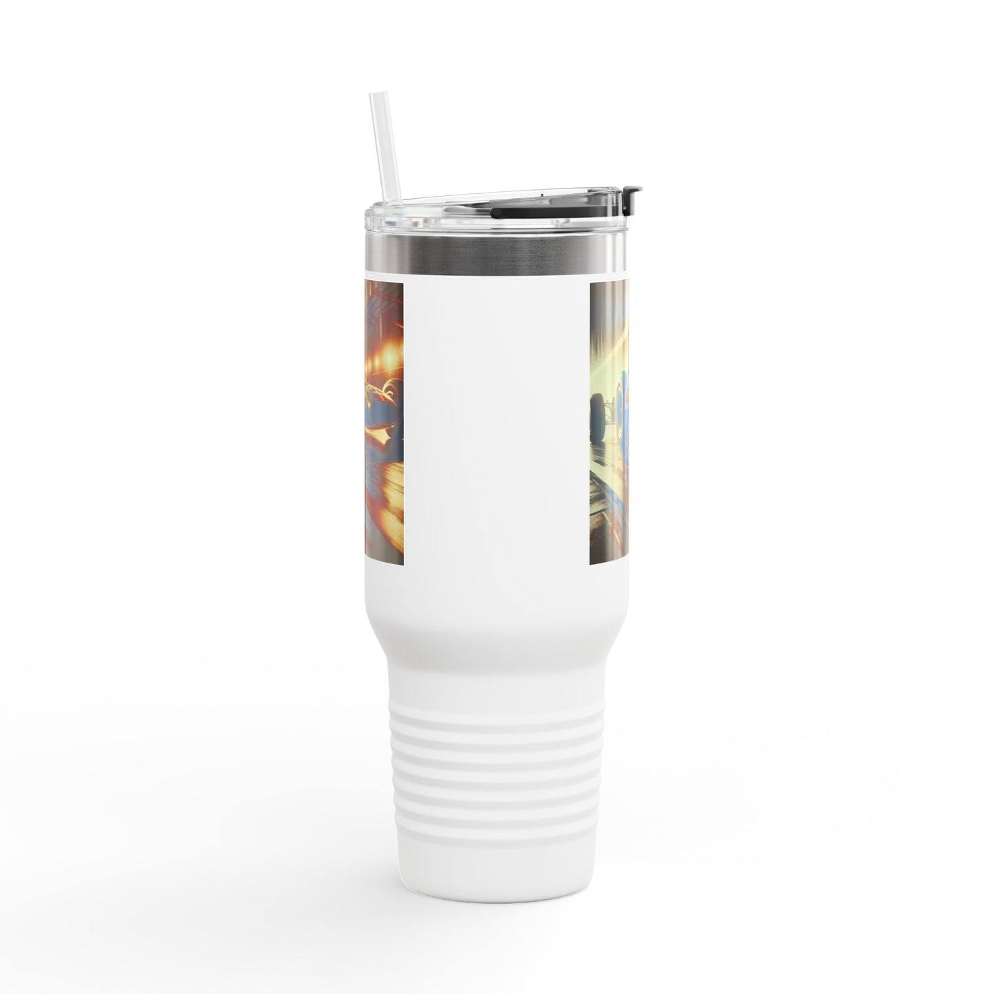 Vintage F1 Insulated Travel Mug, 40oz, Perfect for Fans, Sports Events, Coffee, Tea, Water