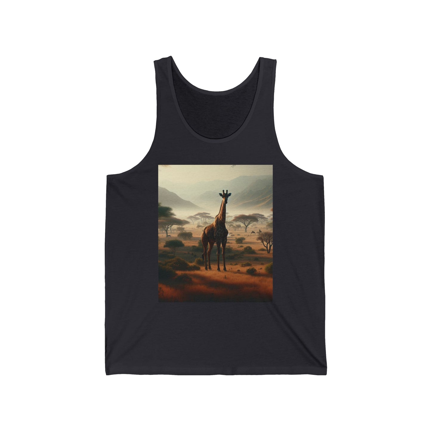 Giraffes Unisex Jersey Tank Top - Perfect for Festivals & Casual Wear