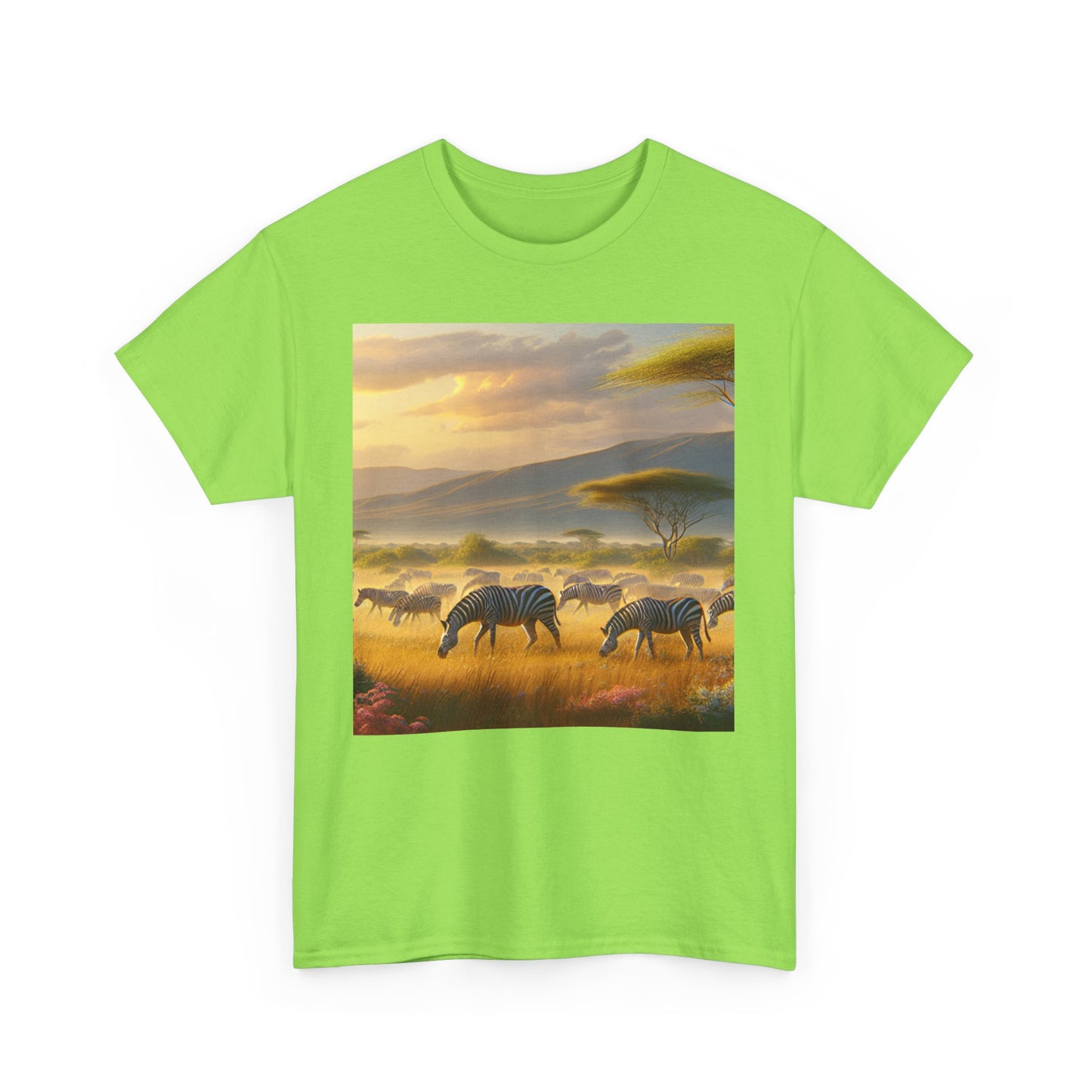 Zebras Women's Heavy Cotton Tee