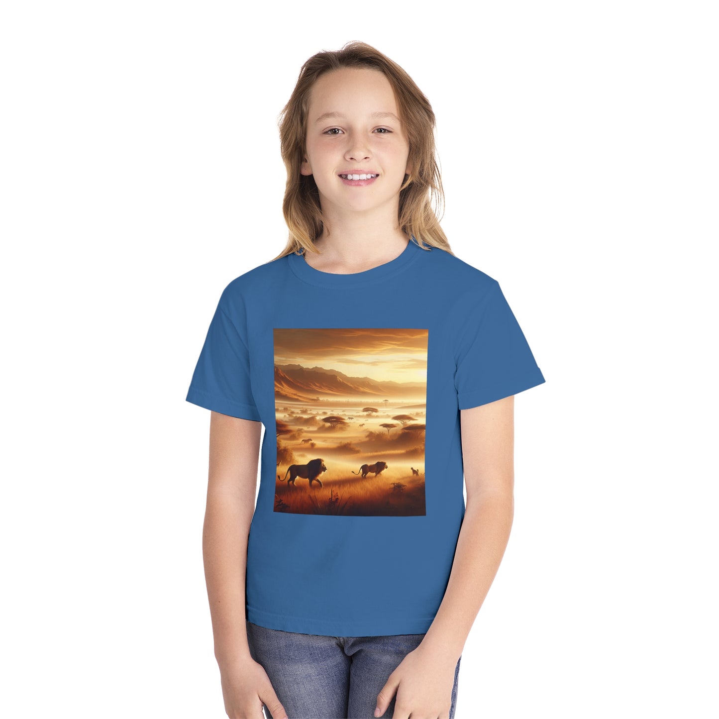 Lions Youth Midweight Tee