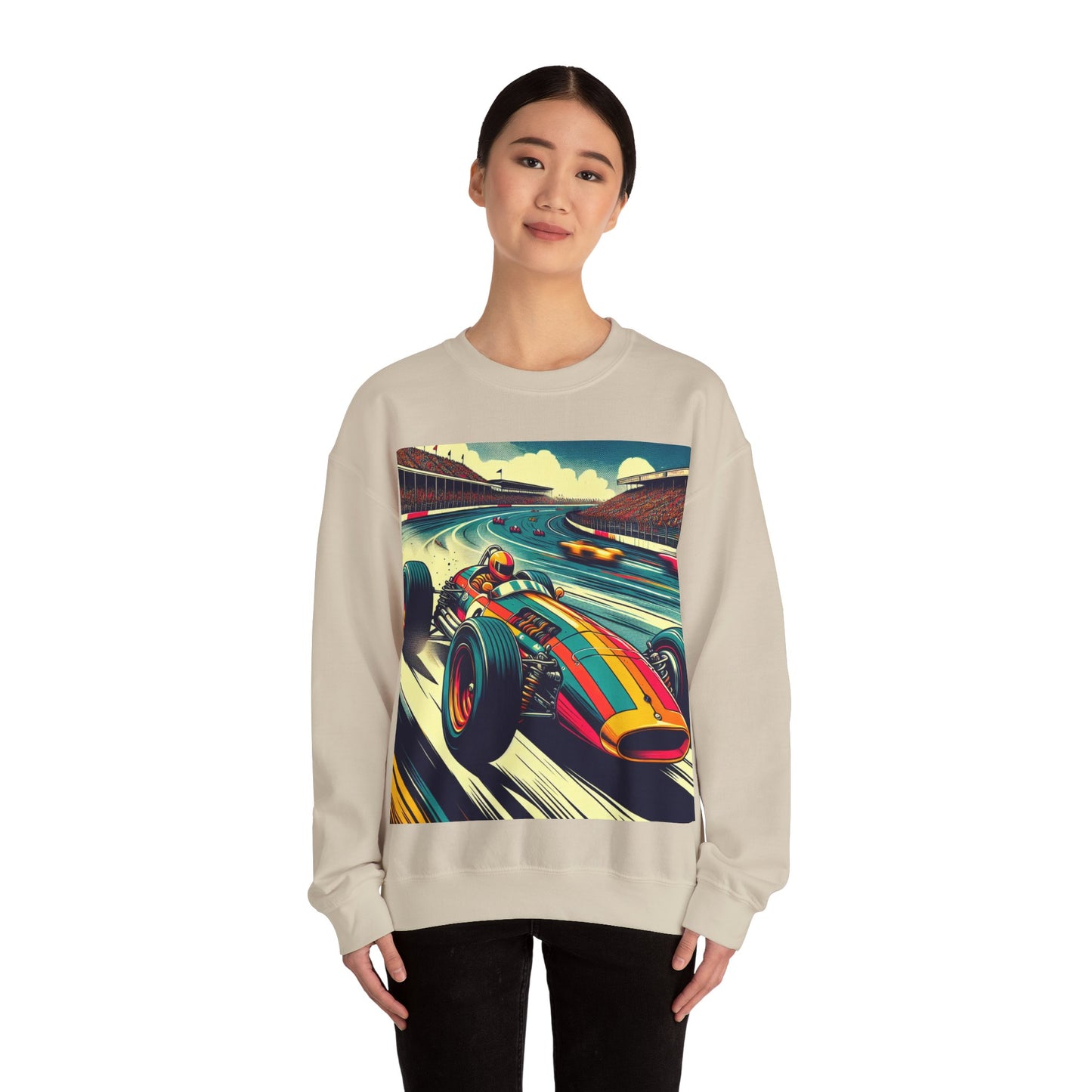 Race Car Crewneck Sweatshirt | Racing Apparel, Unisex Sweatshirt, F1 Gift, Motorsports Clothing, Car Enthusiasts Sweatshirt