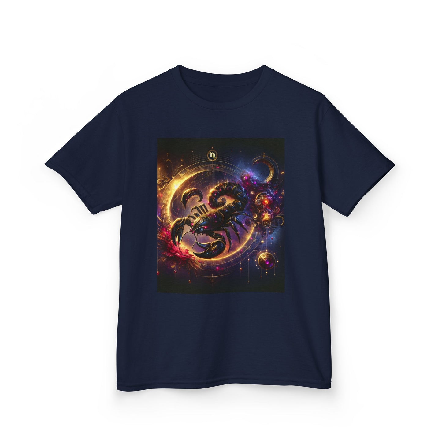 Scorpio Horoscope Kids Tee - Cosmic Zodiac T-Shirt for Astrology Lovers, Birthday Gift, Everyday Wear, Reference Guide, Unique Design