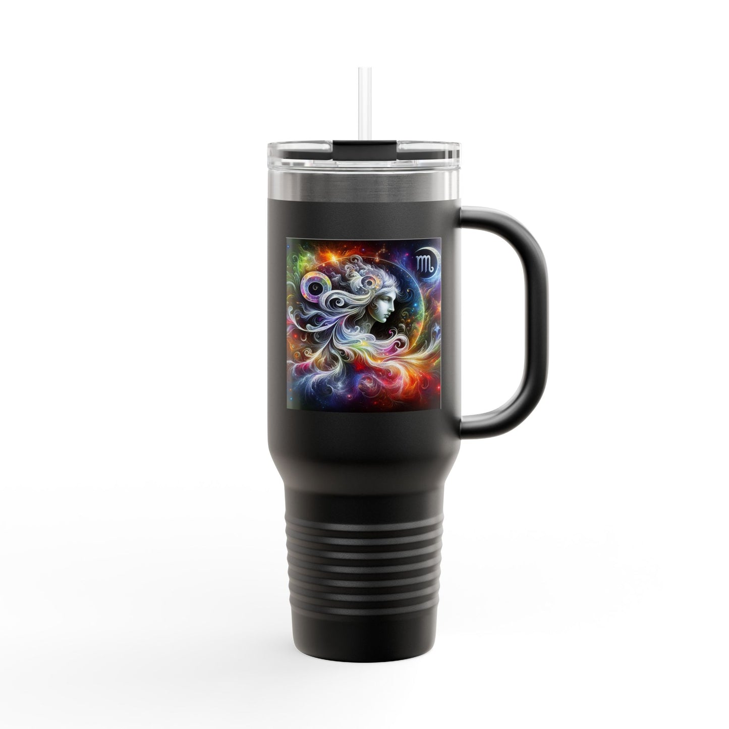Virgo Insulated Travel Mug, 40oz, Perfect for Zodiac Fans, Coffee, Tea, Water