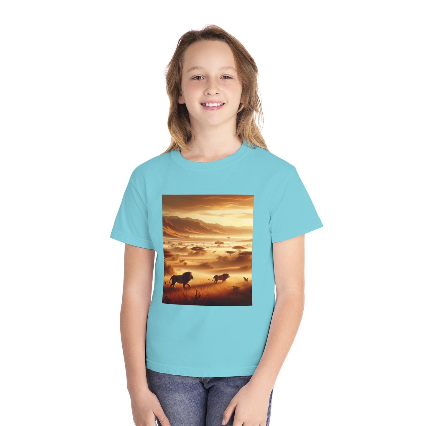 Lions Youth Midweight Tee