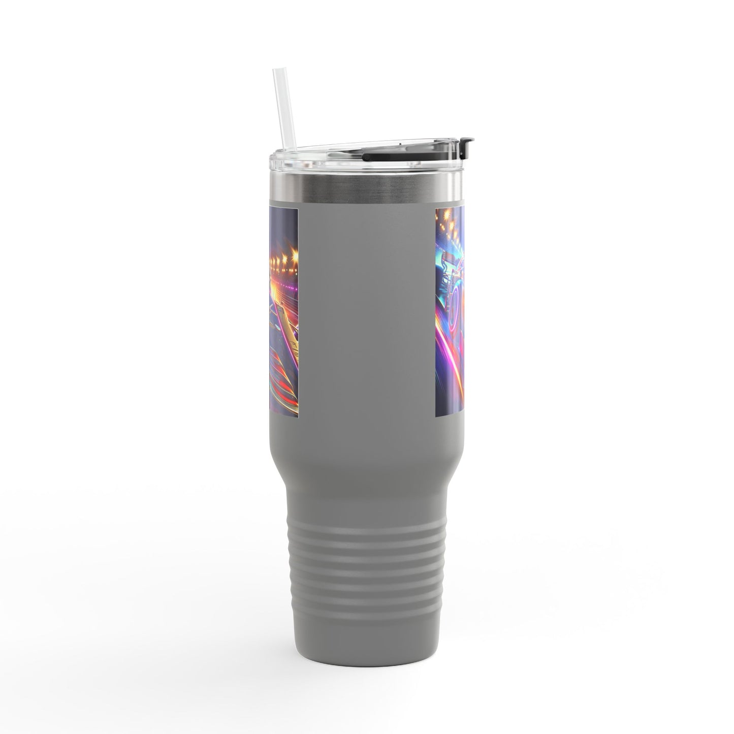 Vintage F1 Insulated Travel Mug, 40oz, Perfect for Fans, Sports Events, Coffee, Tea, Water