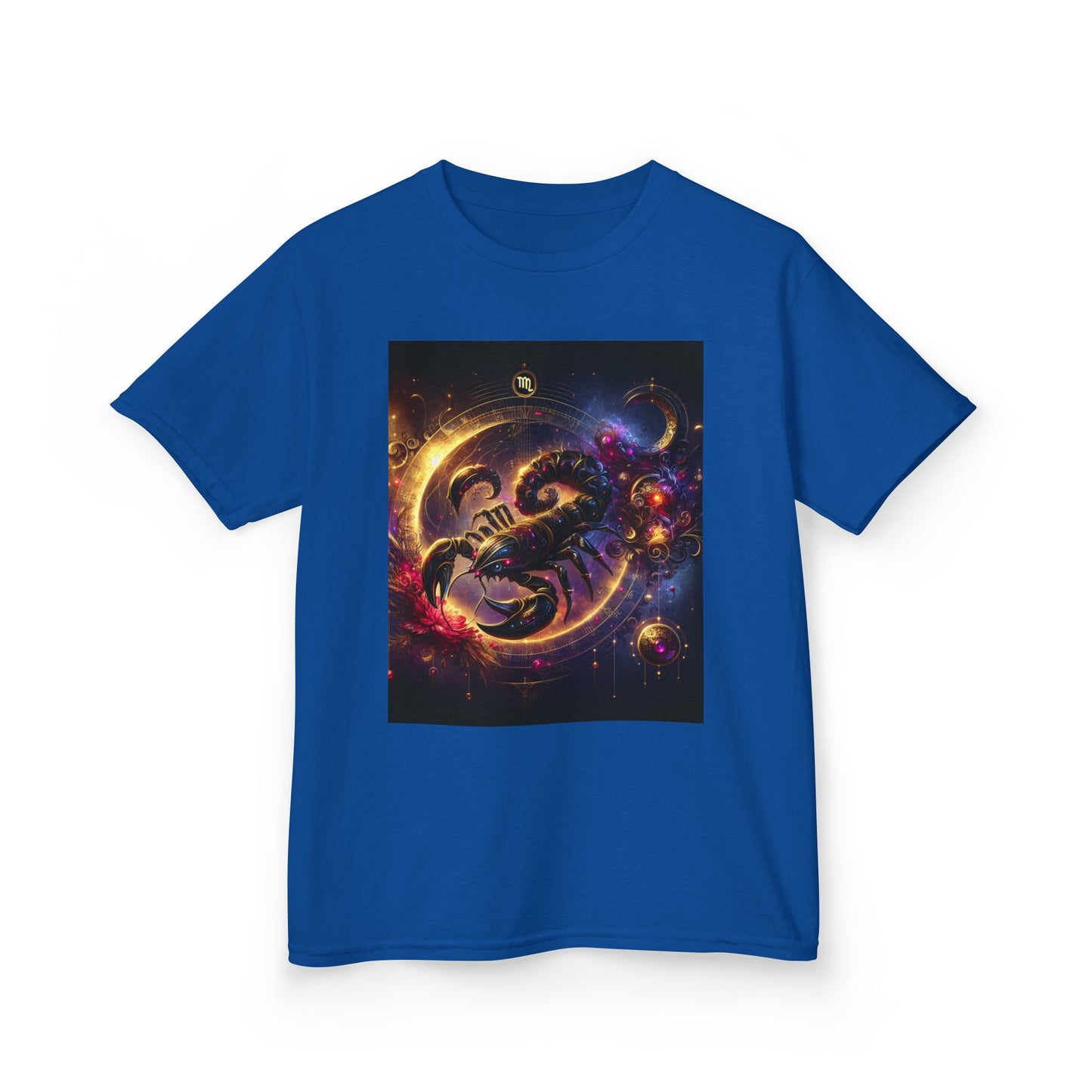 Scorpio Horoscope Kids Tee - Cosmic Zodiac T-Shirt for Astrology Lovers, Birthday Gift, Everyday Wear, Reference Guide, Unique Design