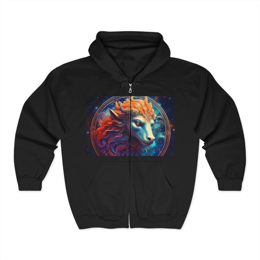 Aquarius Unisex Heavy Blend™ Full Zip Hooded Sweatshirt