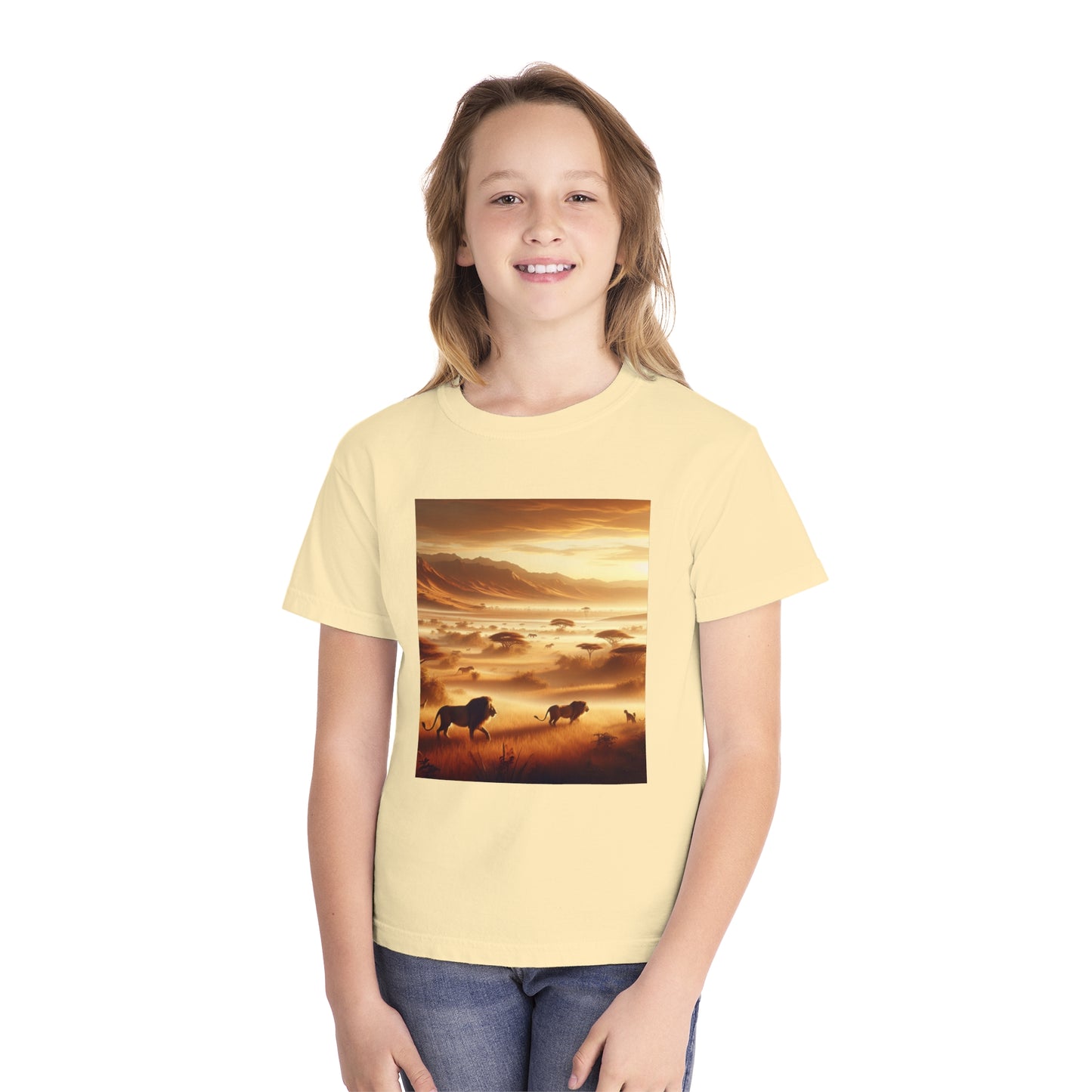 Lions Youth Midweight Tee