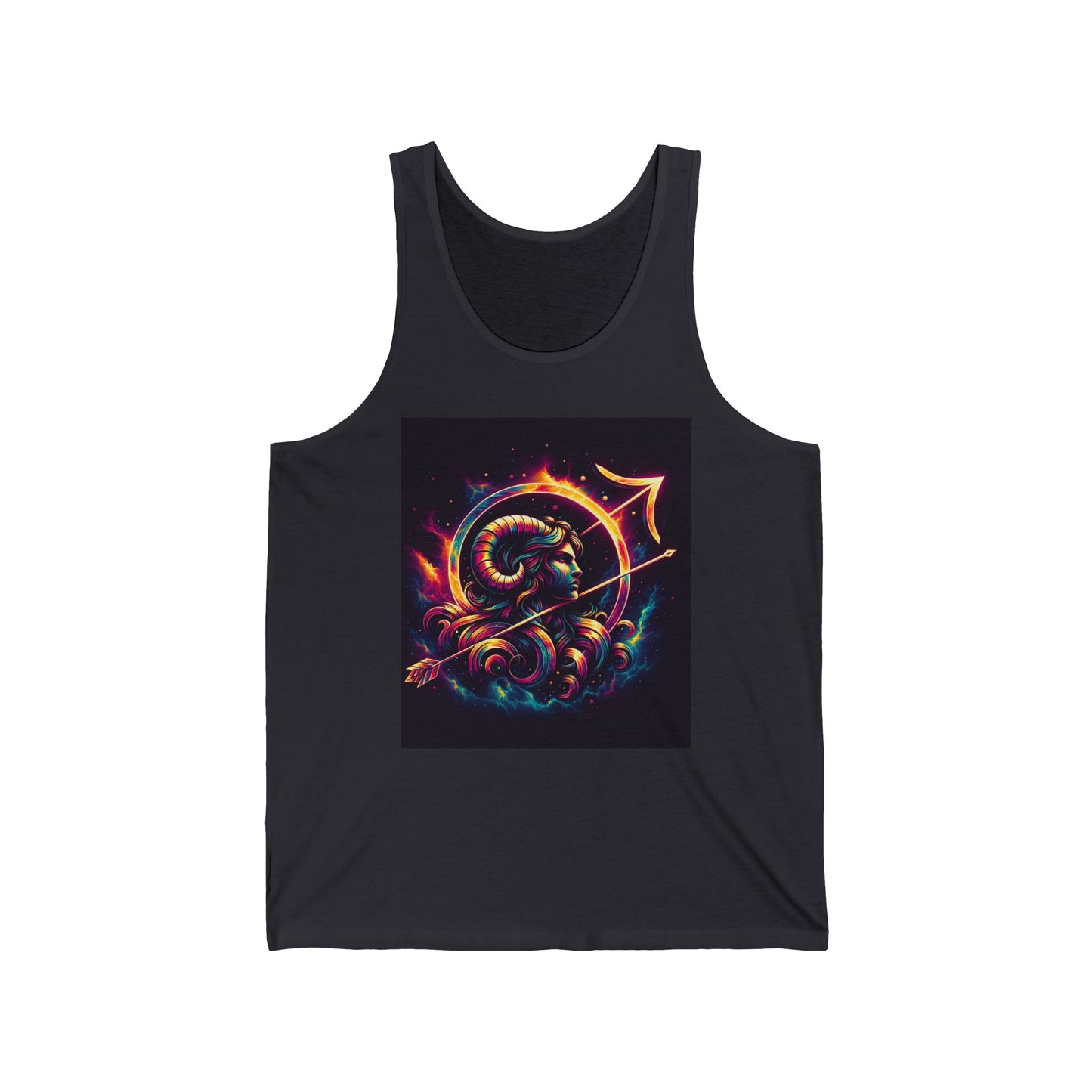 Sagittarius Unisex Jersey Tank Top - Perfect for Festivals & Casual Wear
