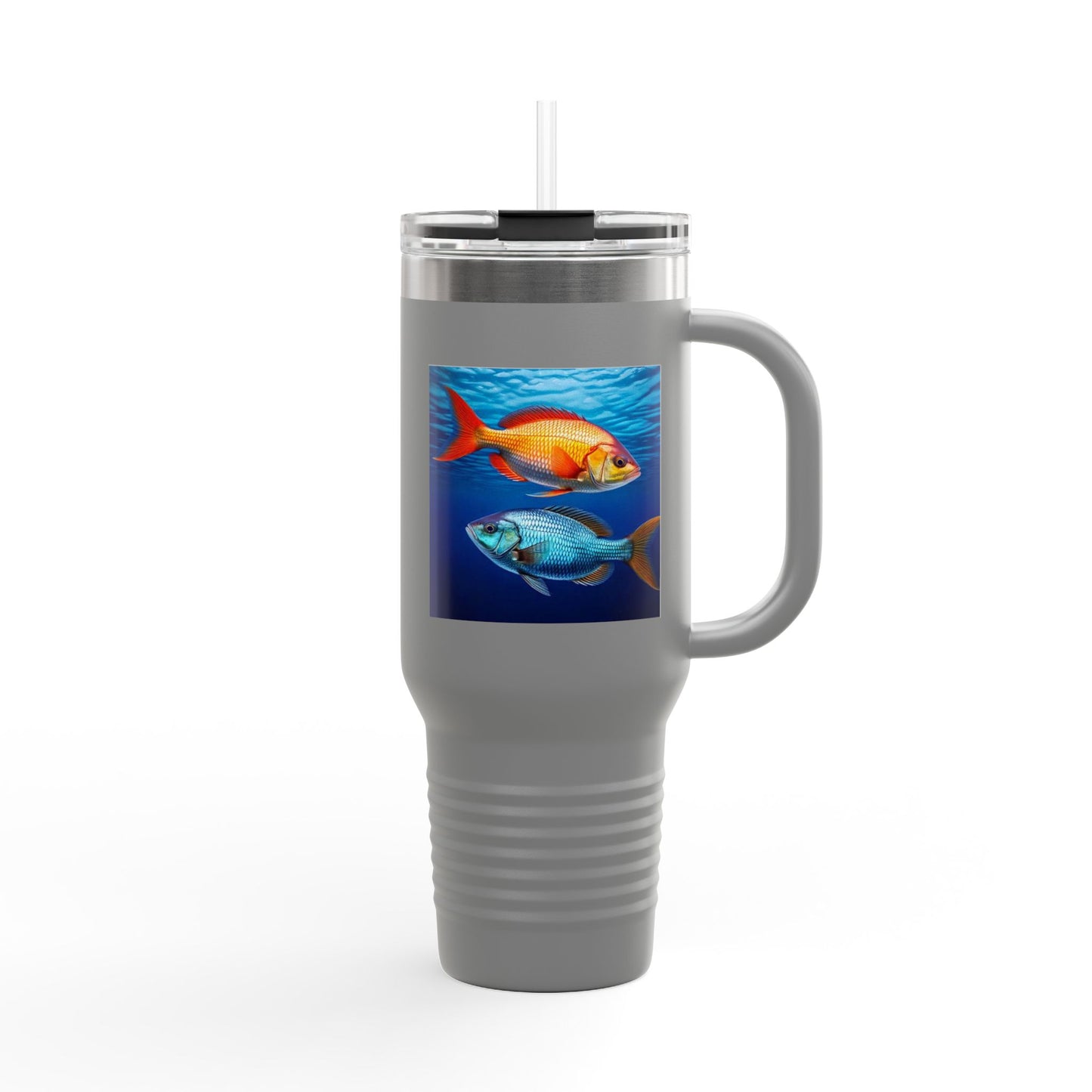 Pisces Insulated Travel Mug, 40oz, Perfect for Zodiac Fans, Coffee, Tea, Water
