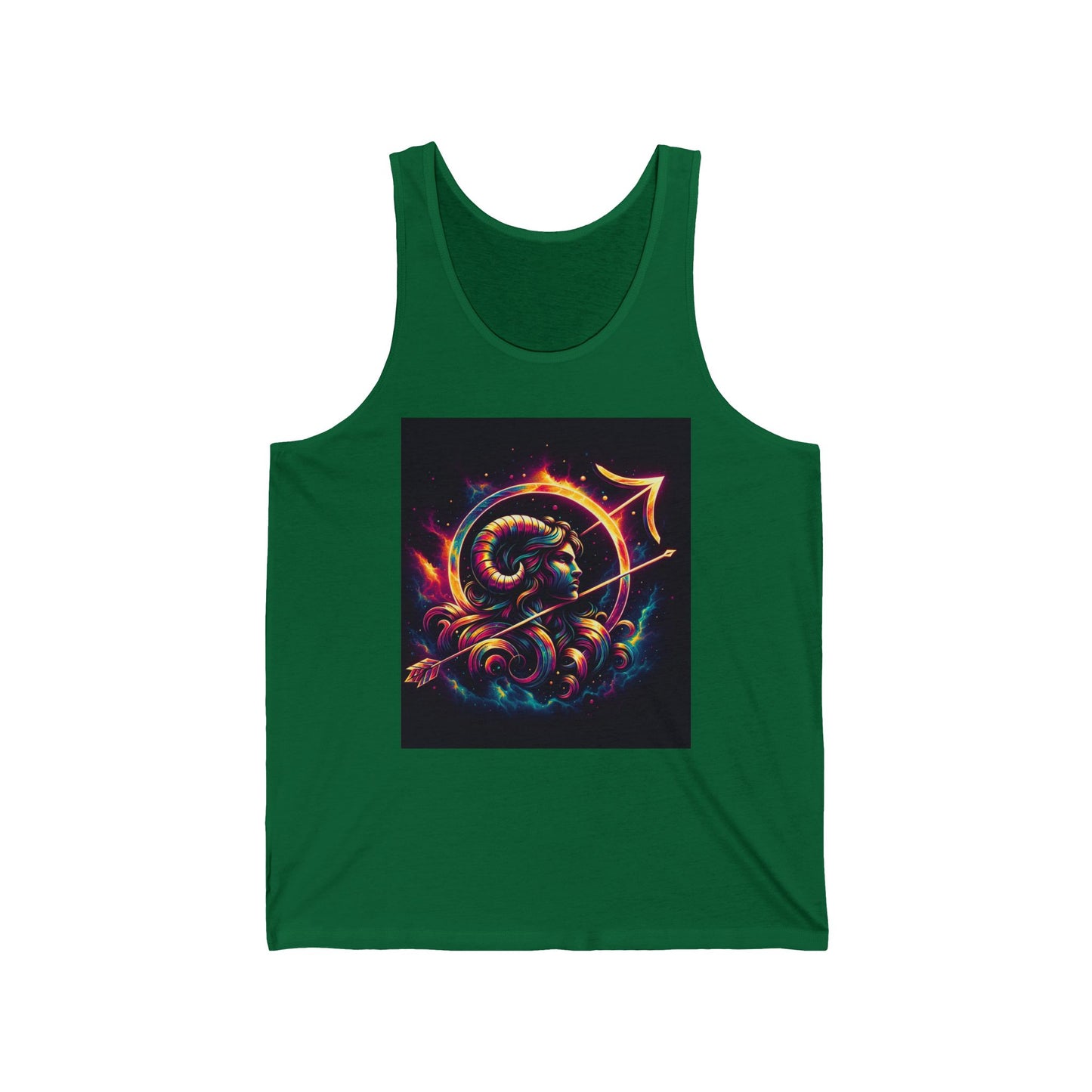 Sagittarius Unisex Jersey Tank Top - Perfect for Festivals & Casual Wear