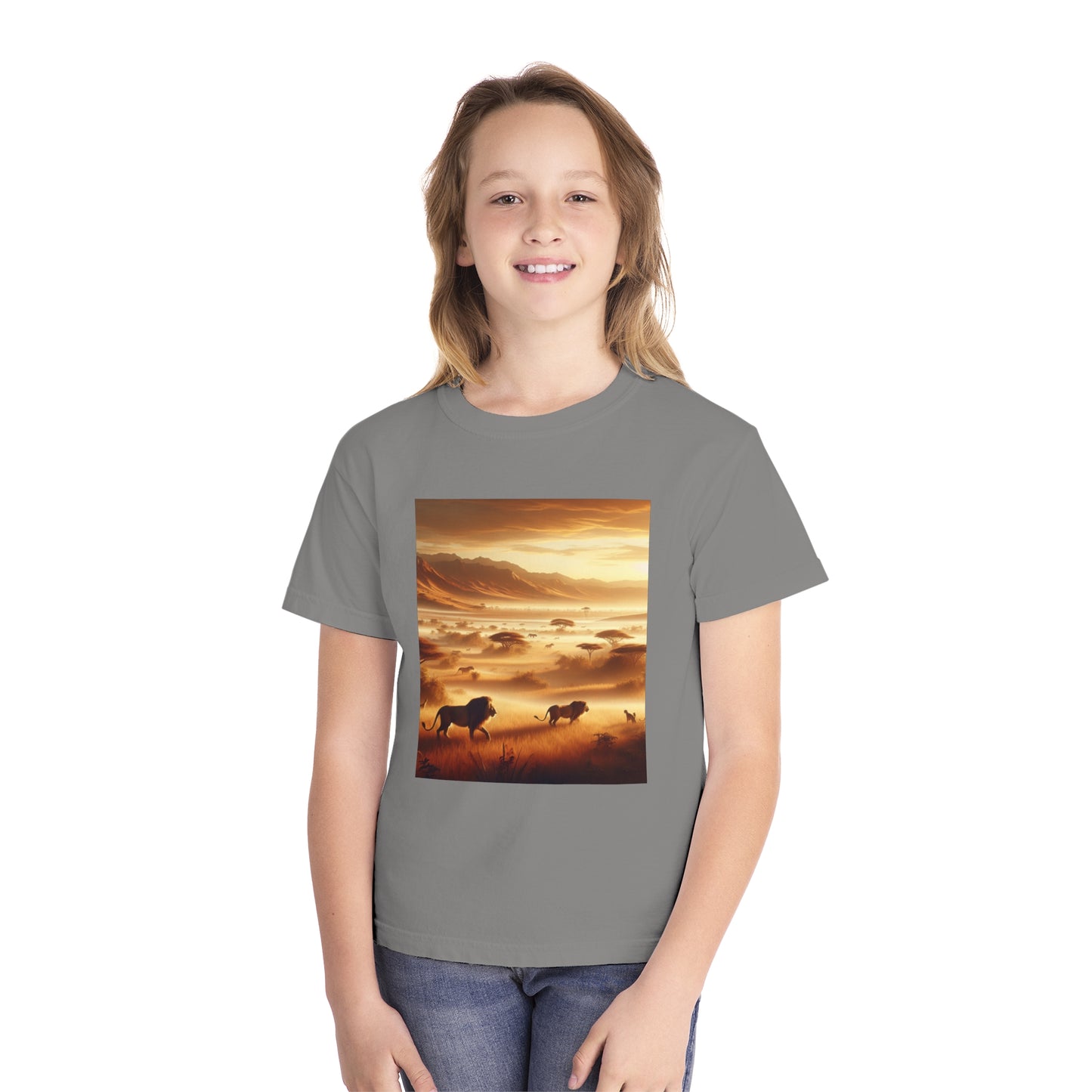 Lions Youth Midweight Tee
