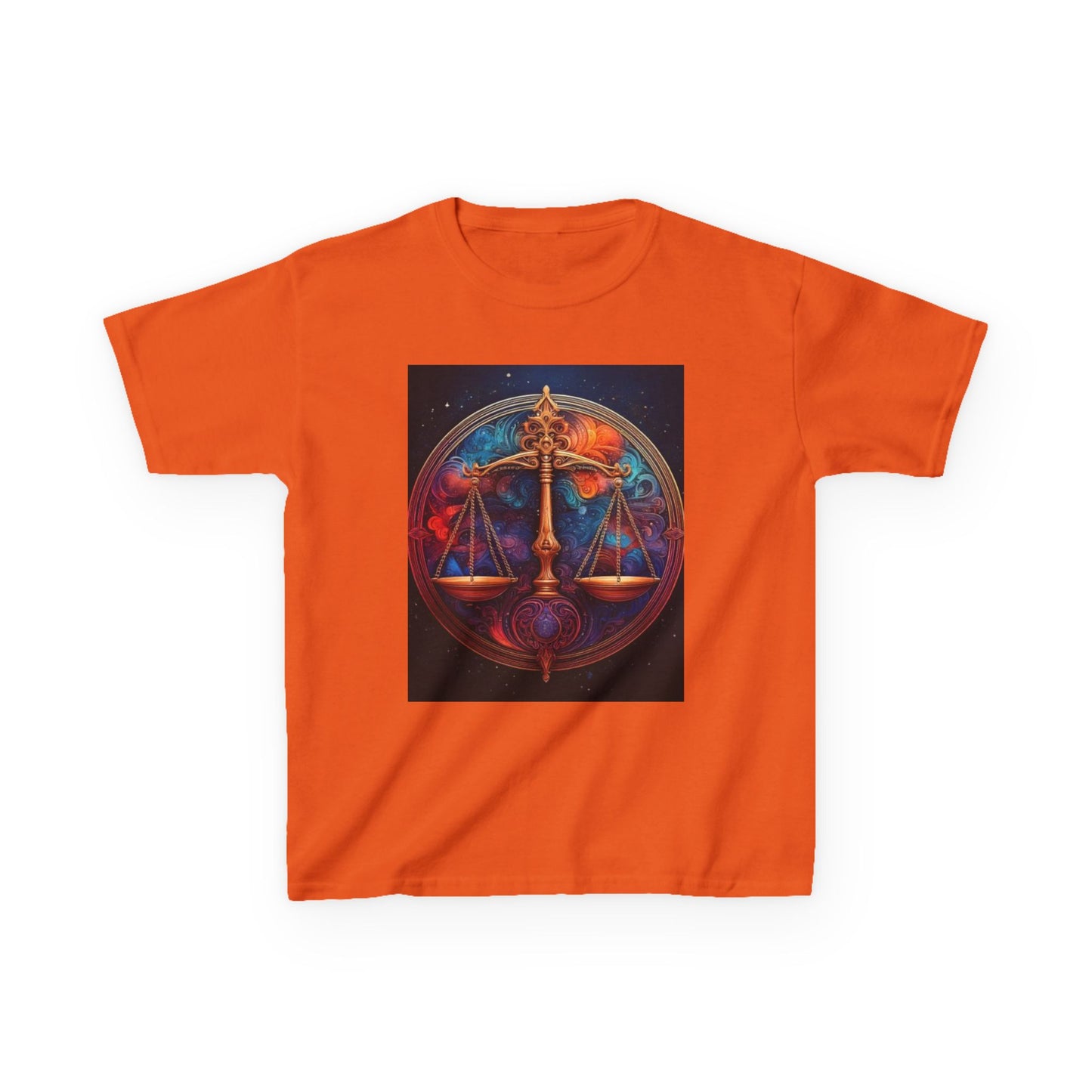 Libra Horoscope Kids Tee - Cosmic Zodiac T-Shirt for Astrology Lovers, Birthday Gift, Everyday Wear, Reference Guide, Unique Design