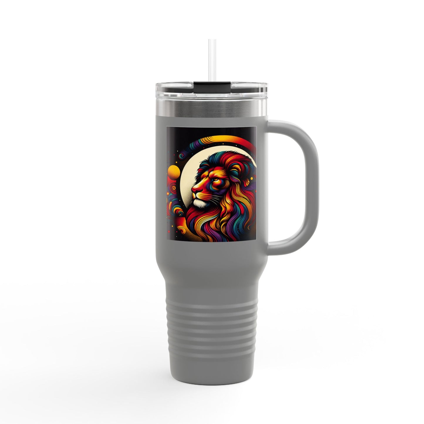 Leo Insulated Travel Mug, 40oz, Perfect for Zodiac Fans, Coffee, Tea, Water