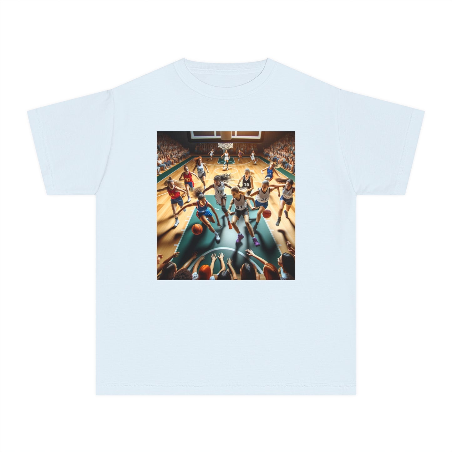 Basketball Youth Midweight Tee