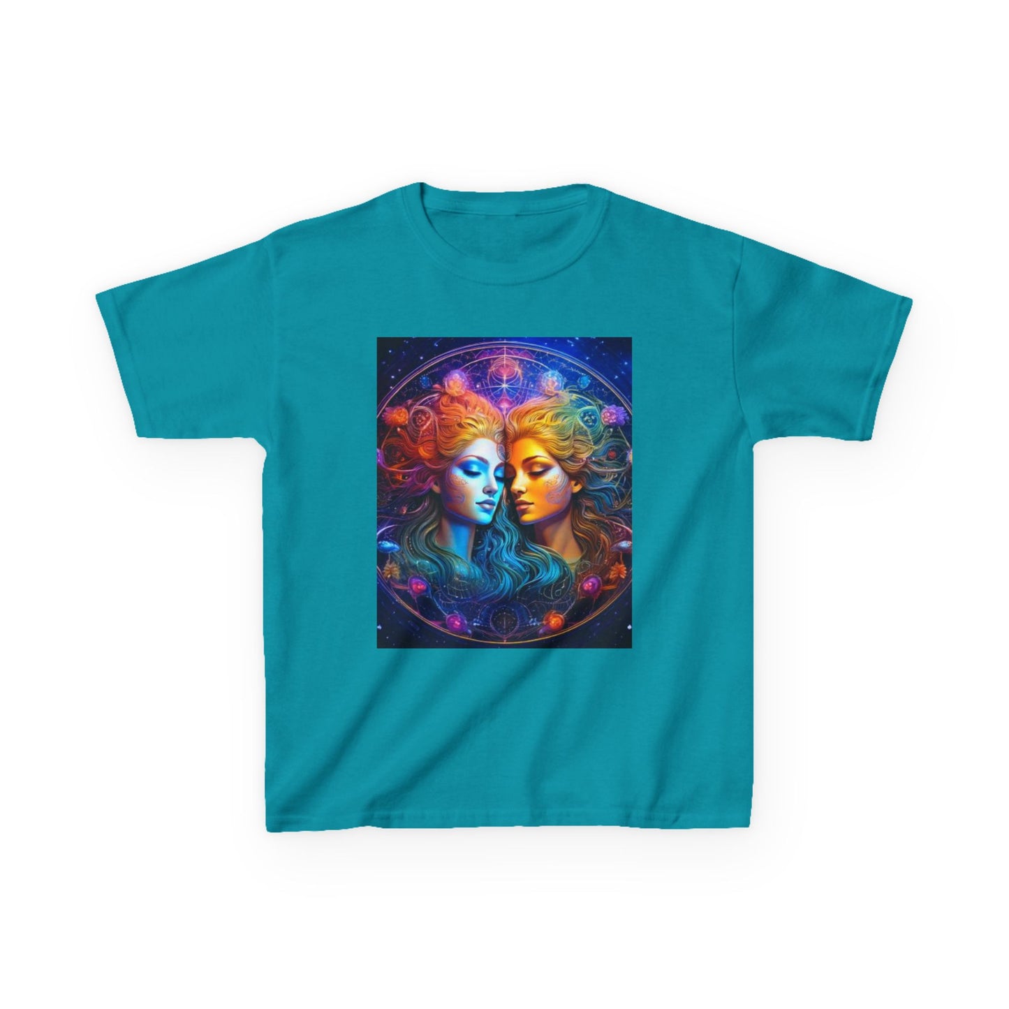 Gemini Horoscope Kids Tee - Cosmic Zodiac T-Shirt for Astrology Lovers, Birthday Gift, Everyday Wear, Reference Guide, Unique Design