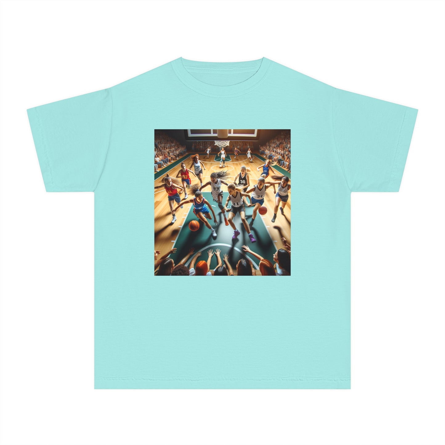 Basketball Youth Midweight Tee
