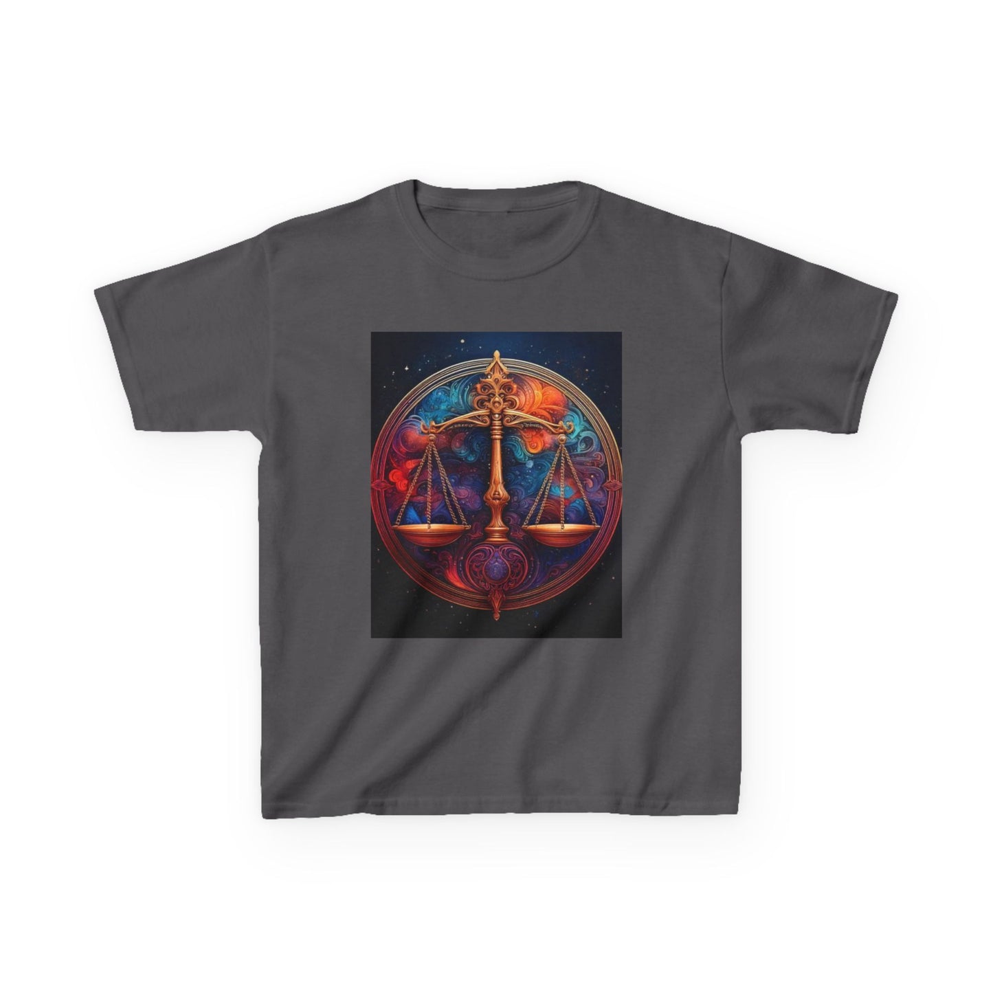 Libra Horoscope Kids Tee - Cosmic Zodiac T-Shirt for Astrology Lovers, Birthday Gift, Everyday Wear, Reference Guide, Unique Design