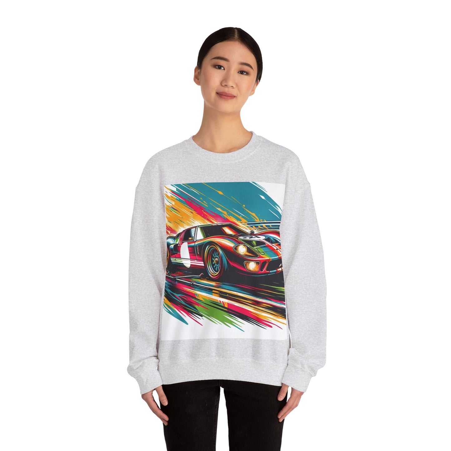 Race Car Crewneck Sweatshirt | Racing Apparel, Unisex Sweatshirt, Nascar Gift, Motorsports Clothing, Car Enthusiasts Sweatshirt