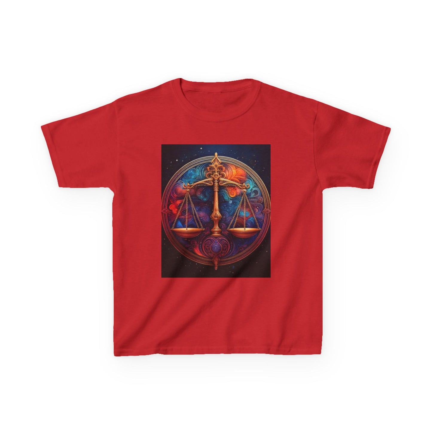 Libra Horoscope Kids Tee - Cosmic Zodiac T-Shirt for Astrology Lovers, Birthday Gift, Everyday Wear, Reference Guide, Unique Design