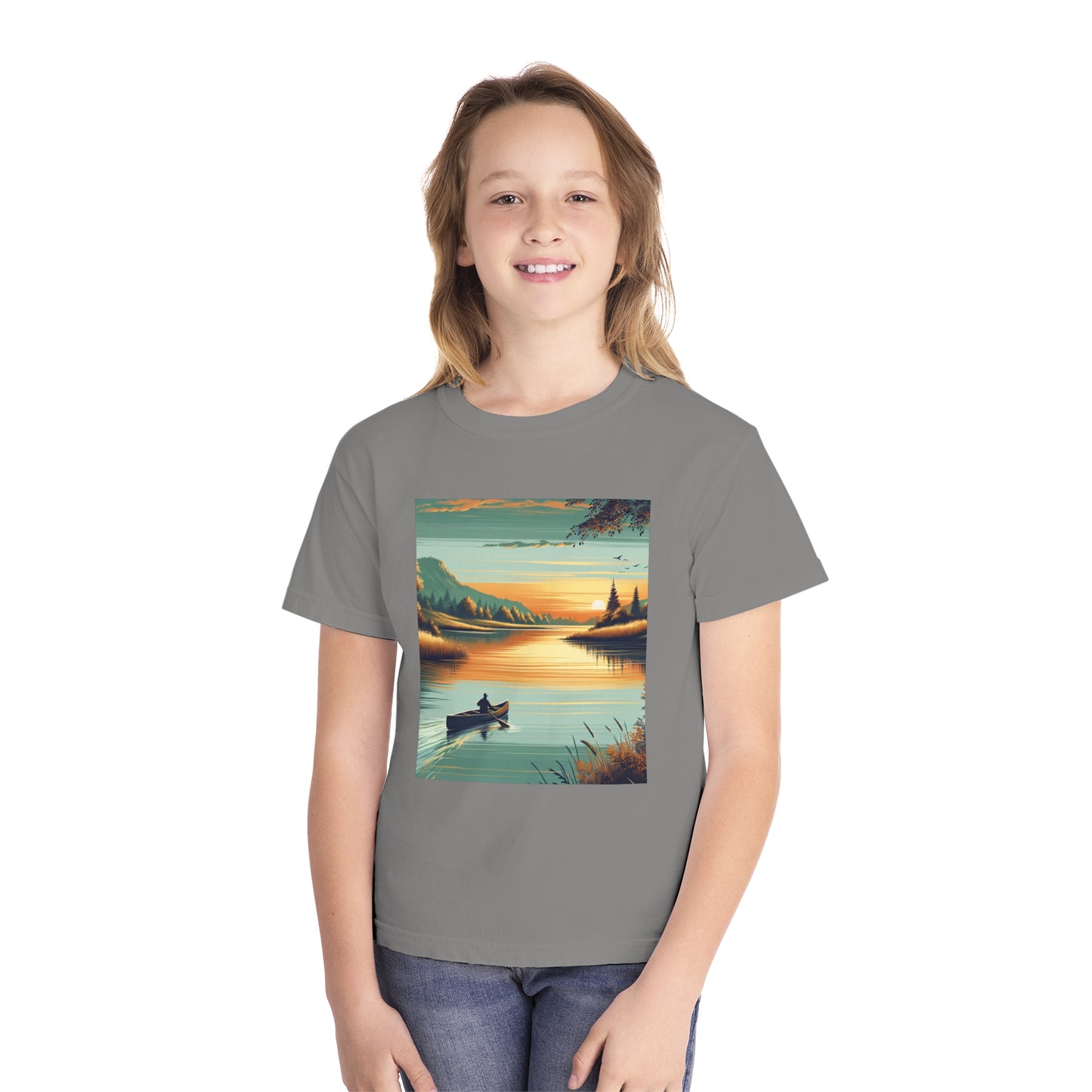 Canoeing Youth Midweight Tee