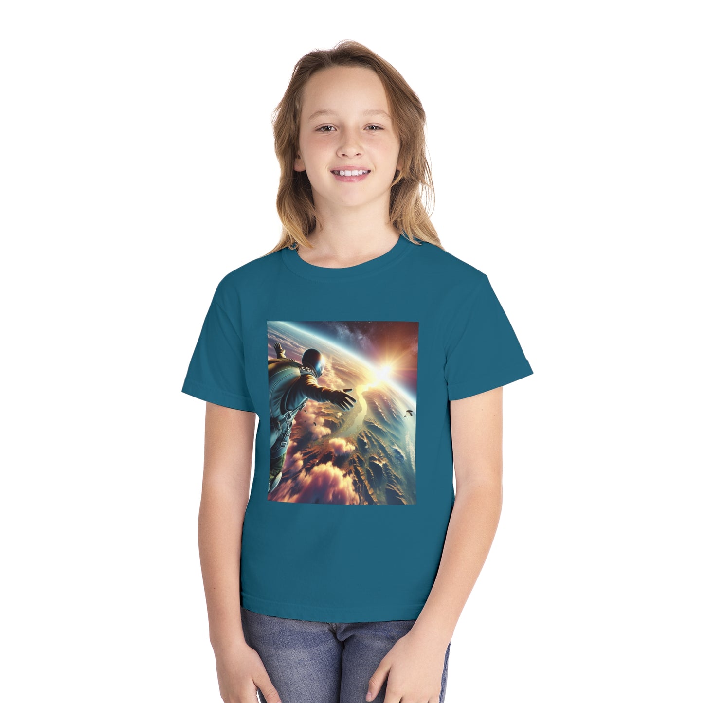 Sky Diving Youth Midweight Tee