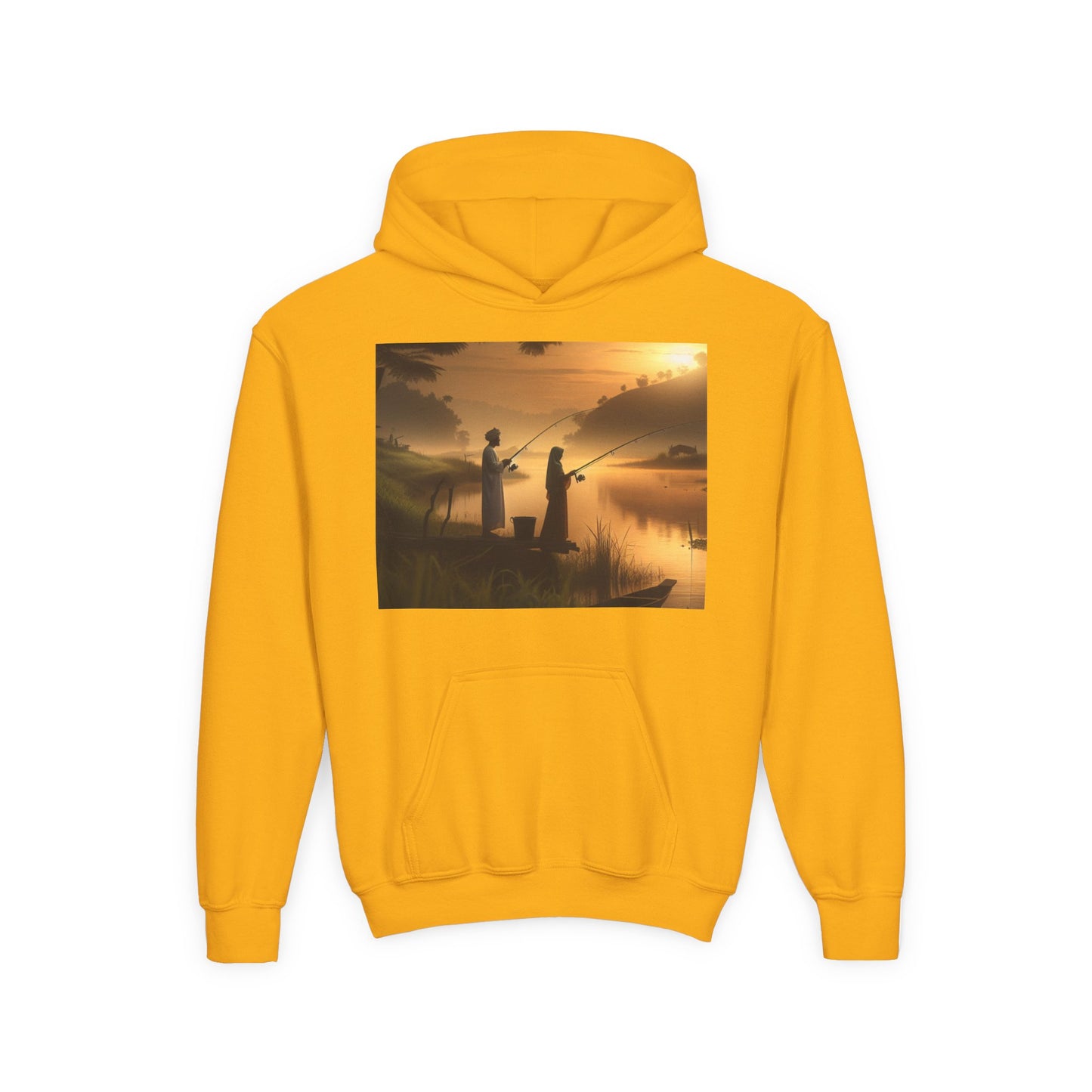 Fishing Youth Hoodie - Heavy Blend Sweatshirt