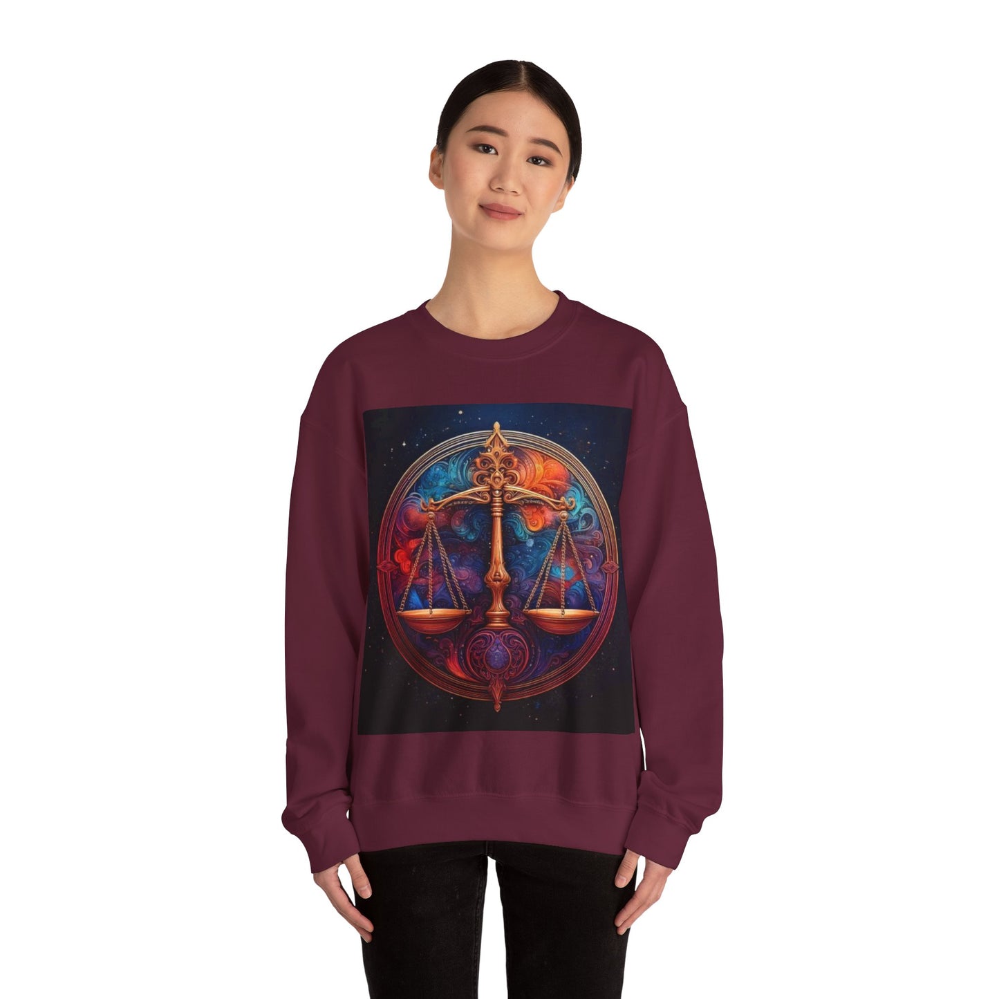 Libra Crewneck Sweatshirt | Zodiac Apparel, Unisex Sweatshirt