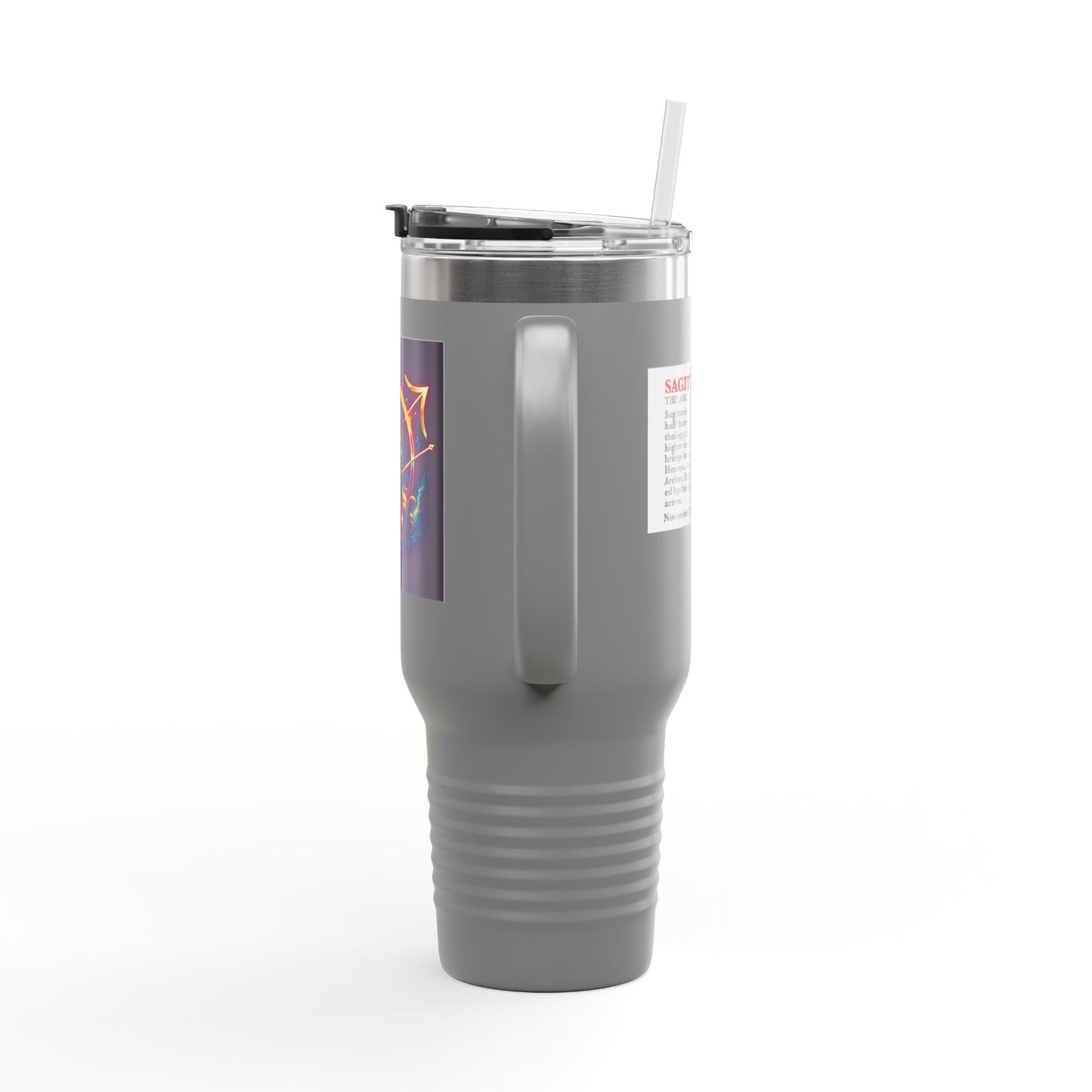 Sagittarius Insulated Travel Mug, 40oz, Perfect for Zodiac Fans, Coffee, Tea, Water