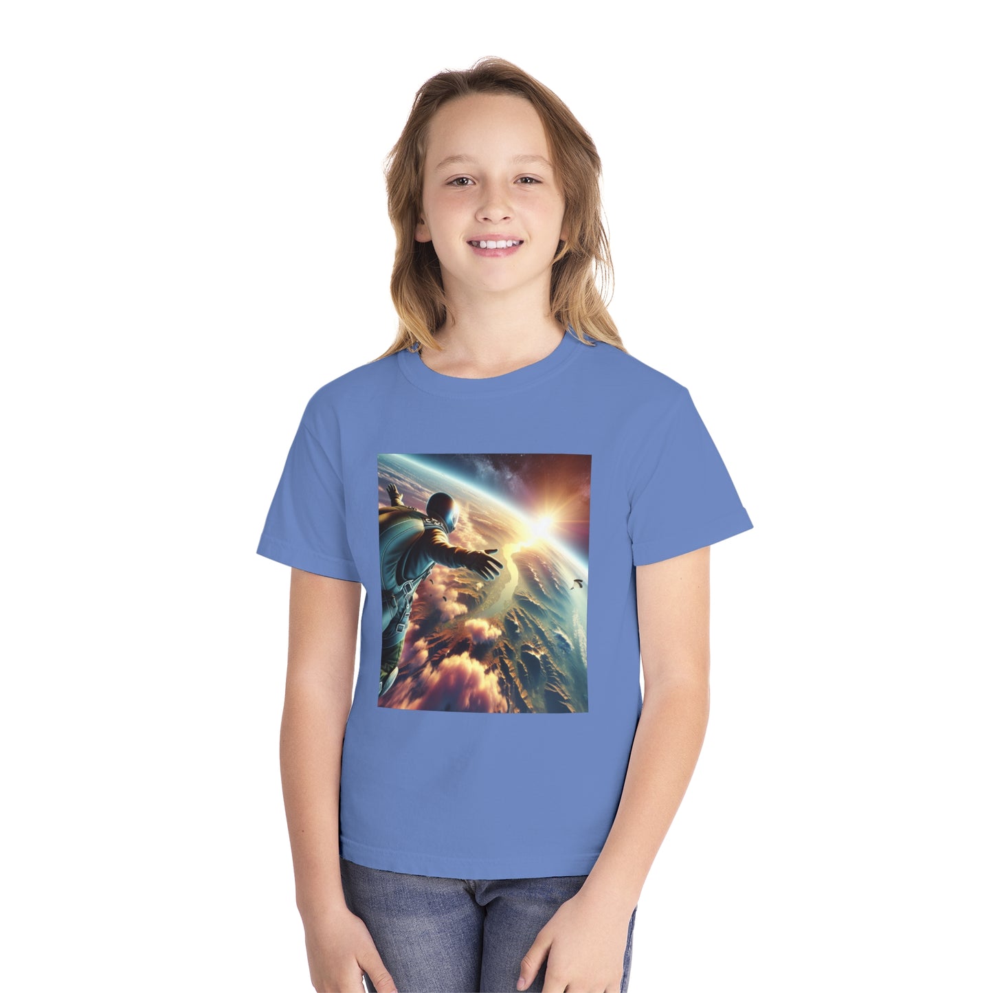 Sky Diving Youth Midweight Tee