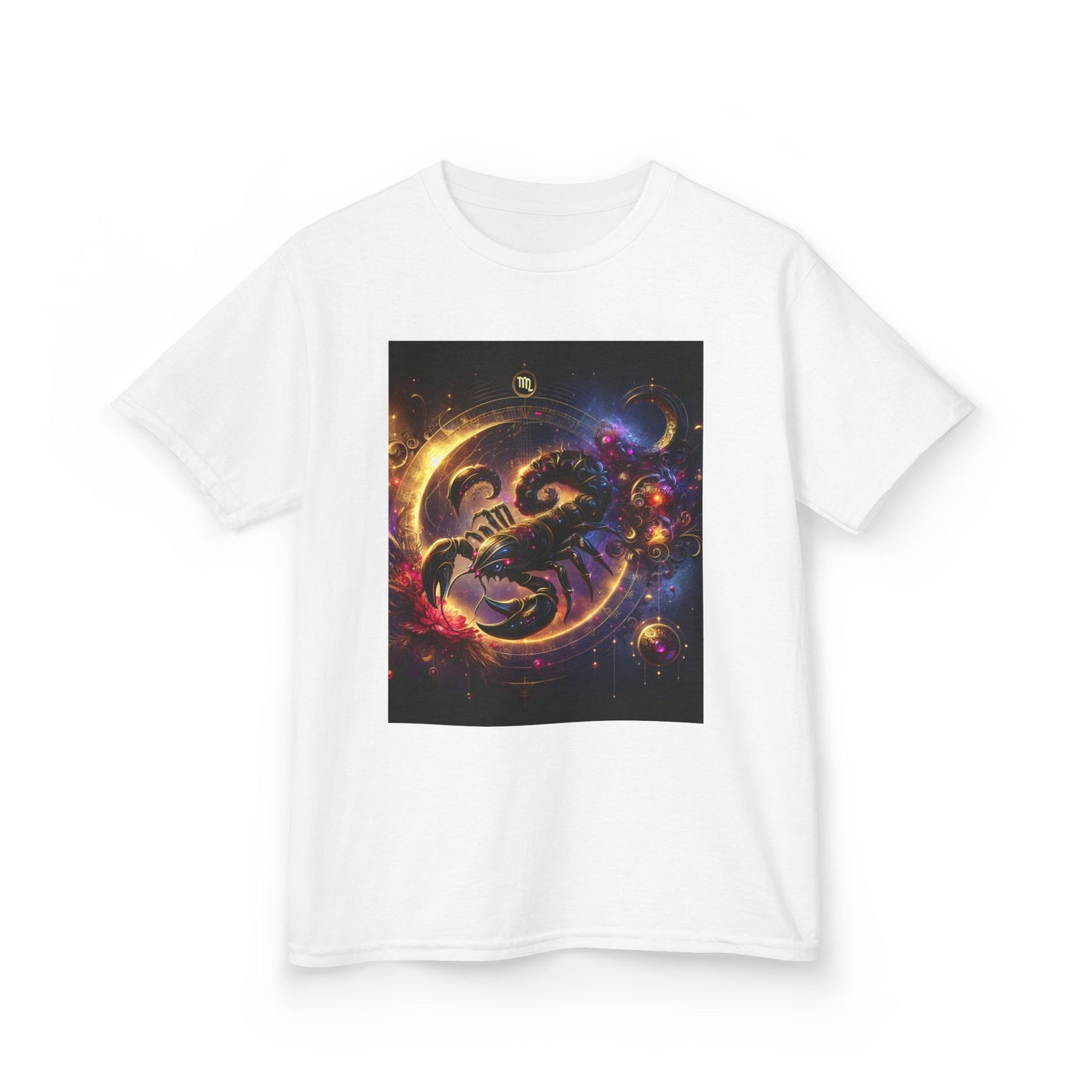 Scorpio Horoscope Kids Tee - Cosmic Zodiac T-Shirt for Astrology Lovers, Birthday Gift, Everyday Wear, Reference Guide, Unique Design