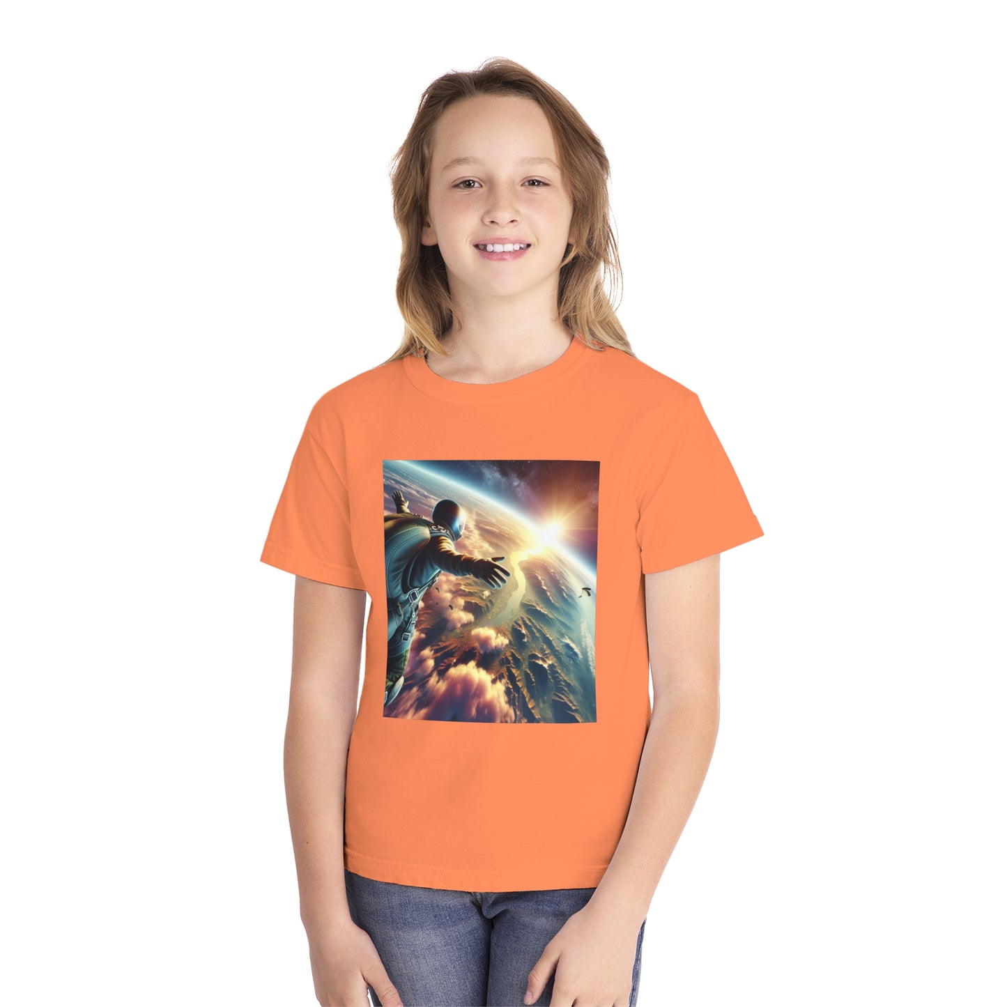 Sky Diving Youth Midweight Tee