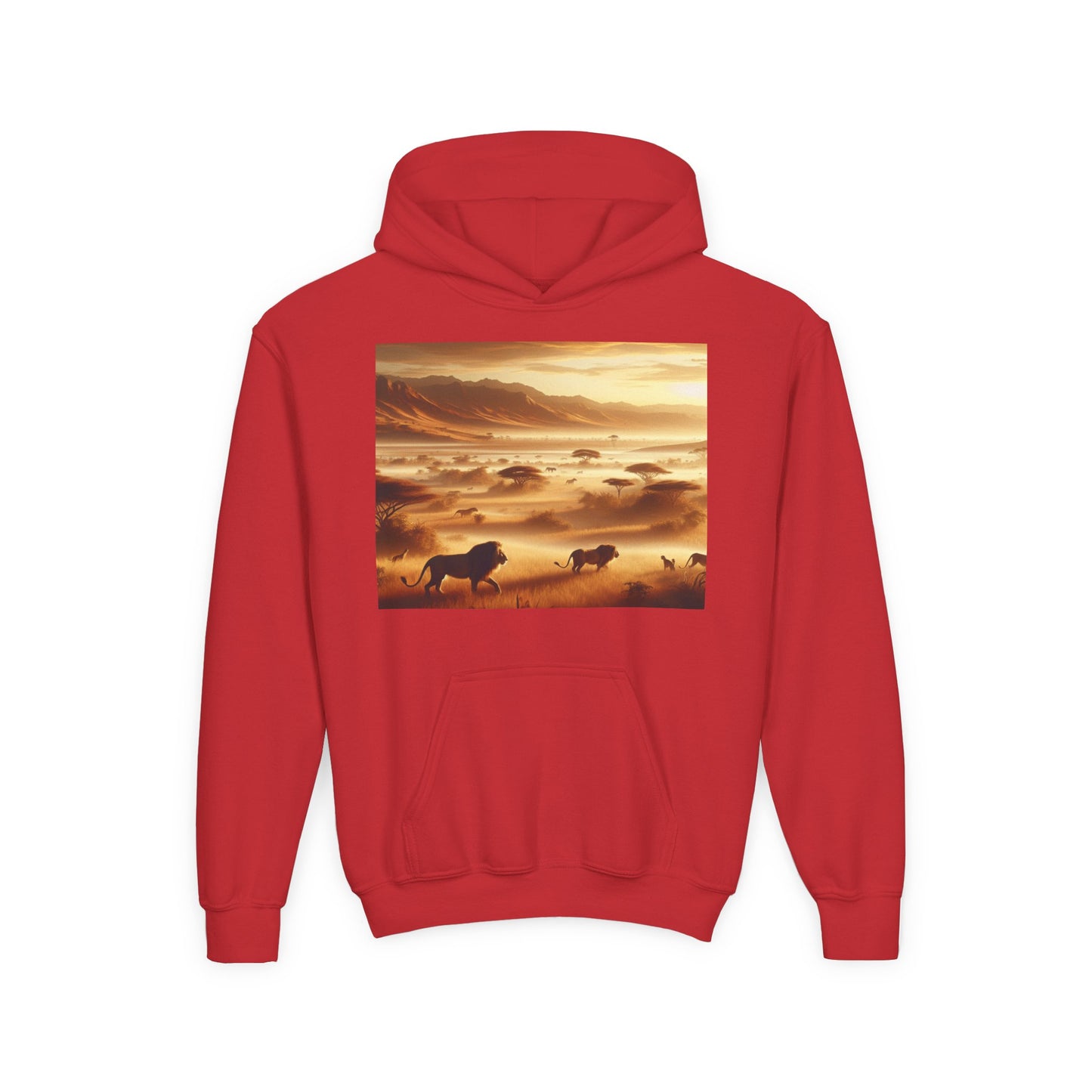 Lions Youth Hoodie - Heavy Blend Sweatshirt