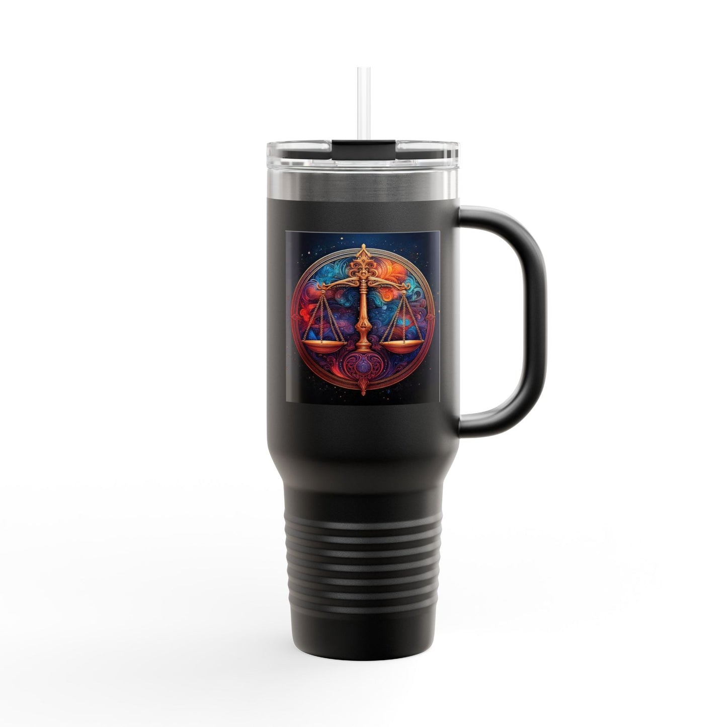 Libra Insulated Travel Mug, 40oz, Perfect for Zodiac Fans, Coffee, Tea, Water