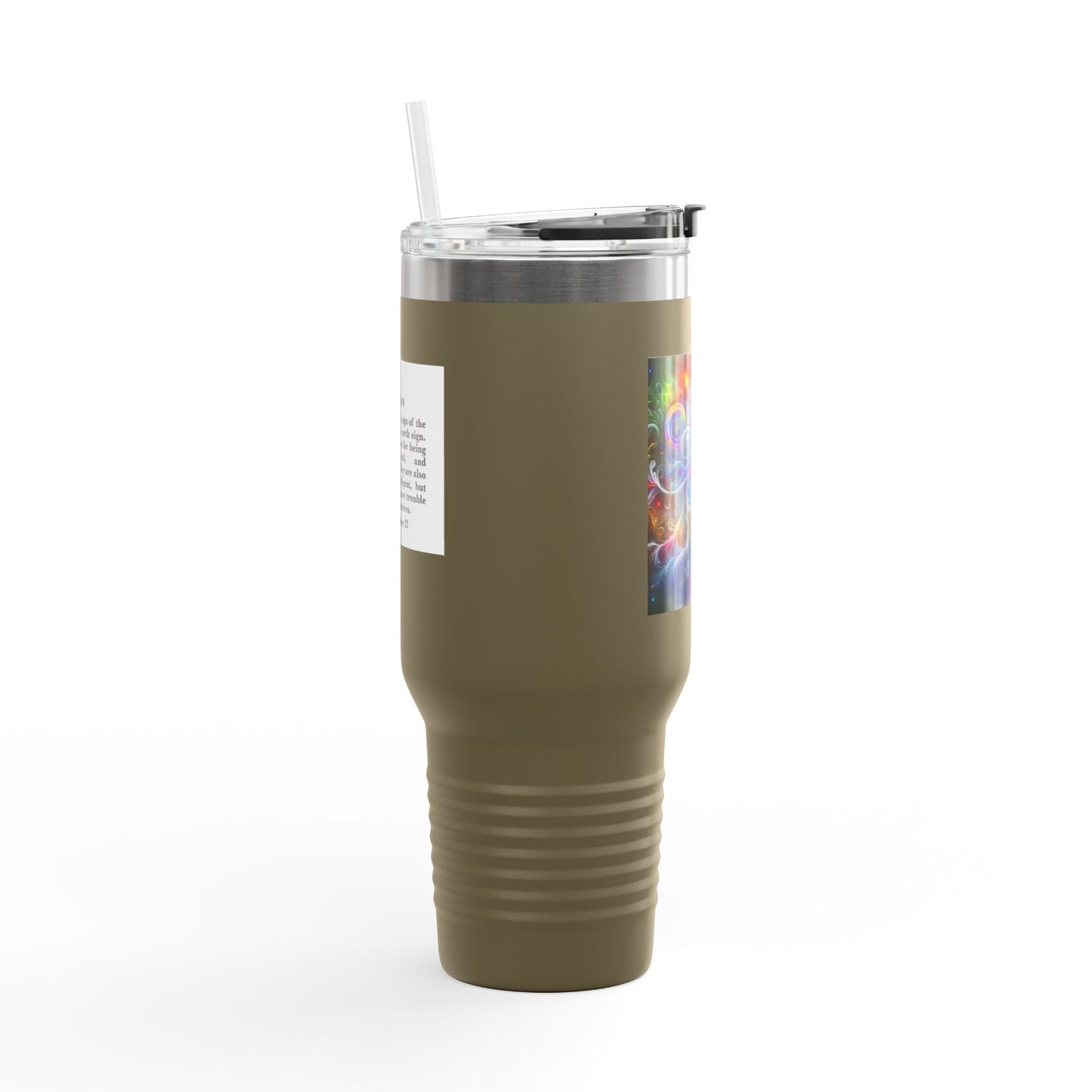 Virgo Insulated Travel Mug, 40oz, Perfect for Zodiac Fans, Coffee, Tea, Water