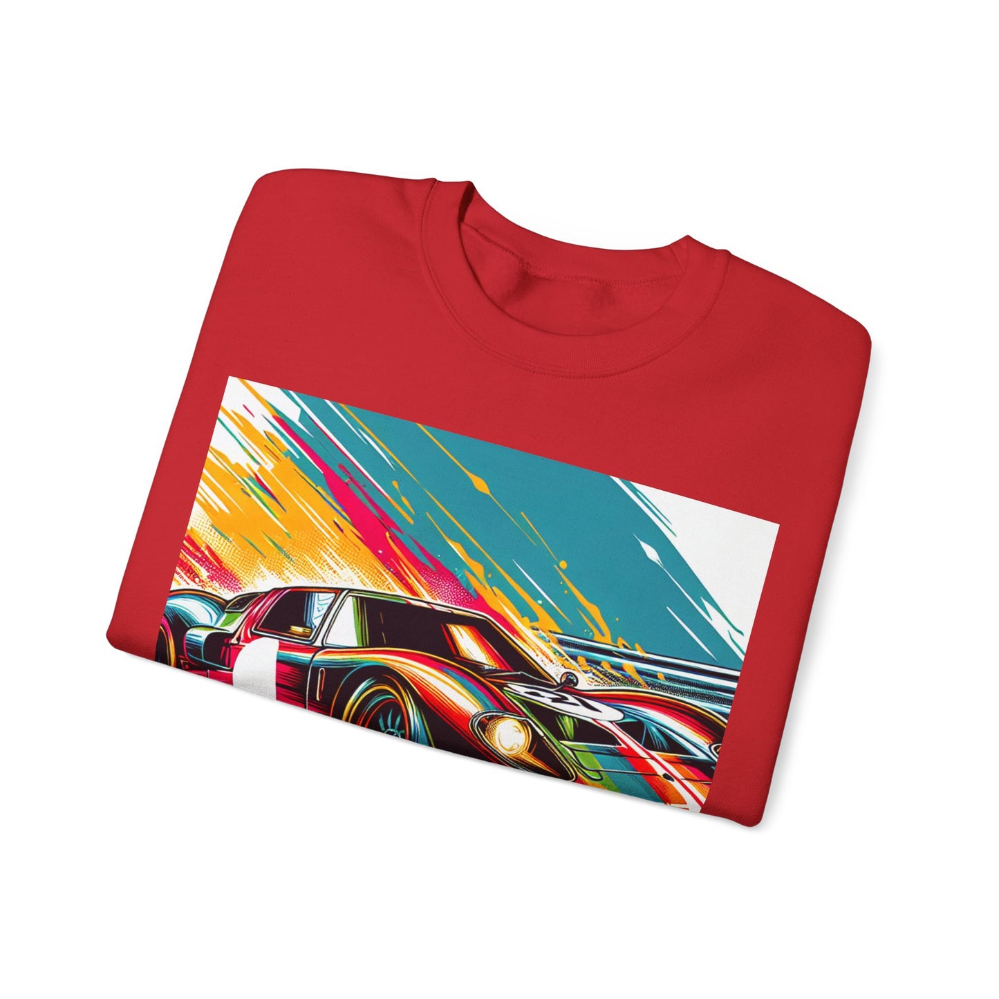 Race Car Crewneck Sweatshirt | Racing Apparel, Unisex Sweatshirt, Nascar Gift, Motorsports Clothing, Car Enthusiasts Sweatshirt