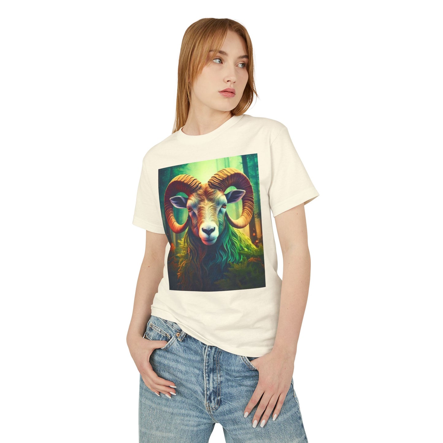 Aries Heavyweight Tee - Unisex Garment-Dyed Shirt
