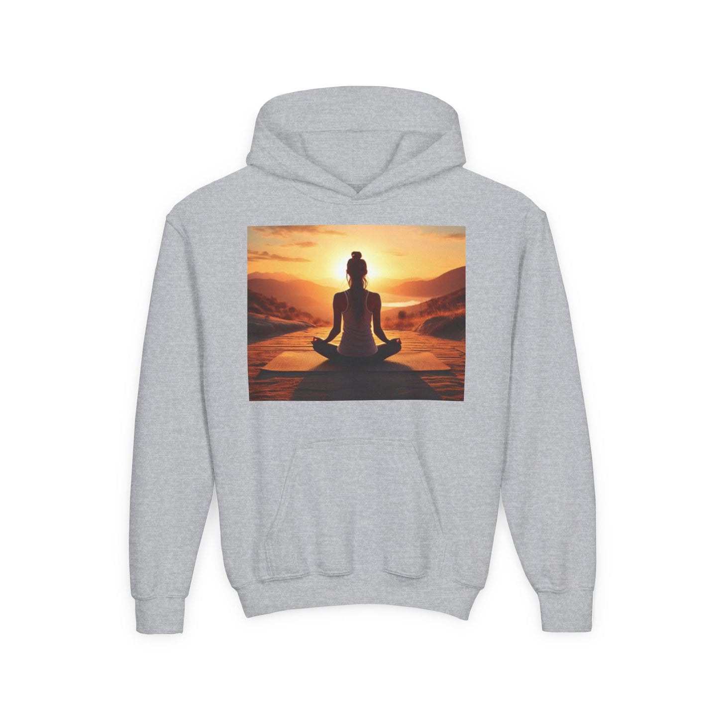 Yoga Youth Hoodie - Heavy Blend Sweatshirt
