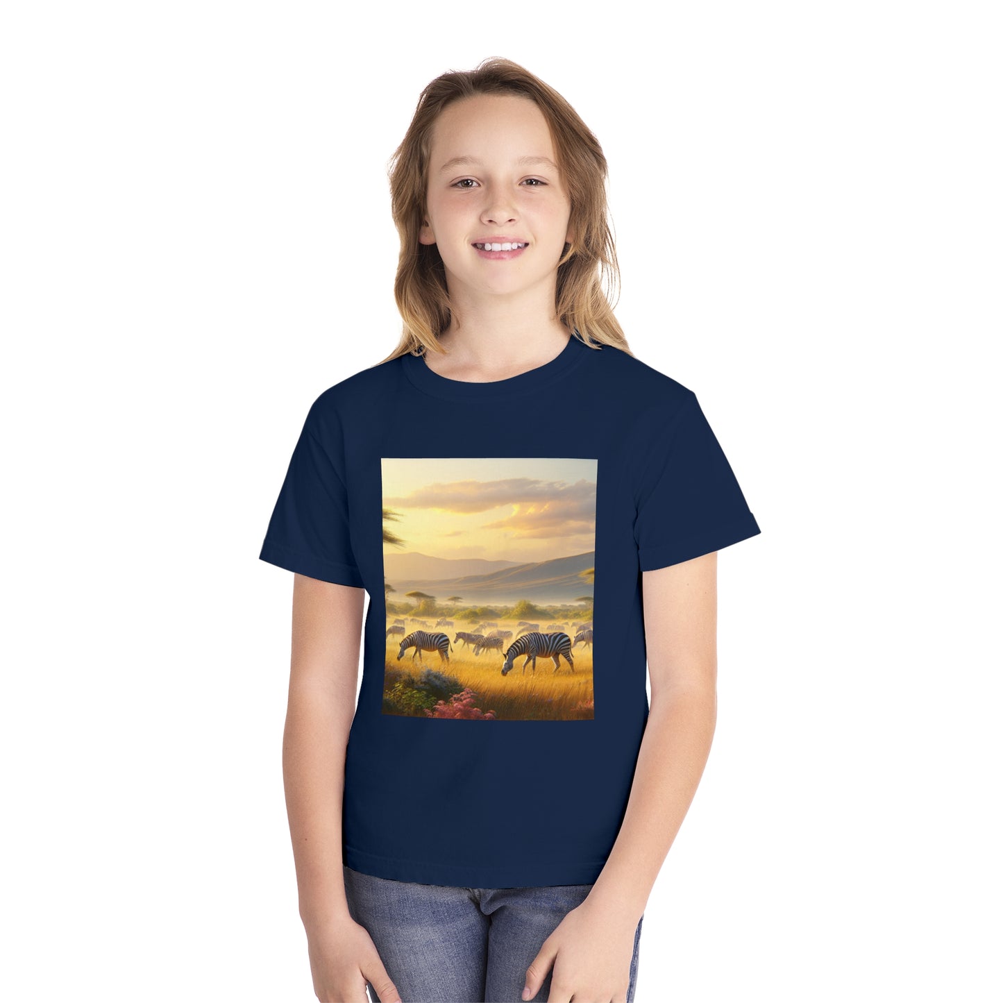 Zebras Youth Midweight Tee