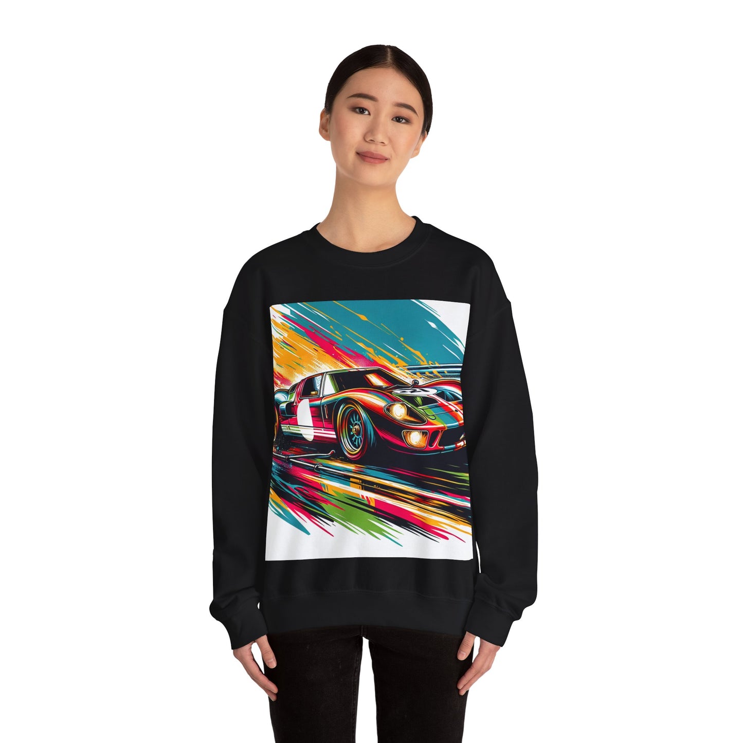 Race Car Crewneck Sweatshirt | Racing Apparel, Unisex Sweatshirt, Nascar Gift, Motorsports Clothing, Car Enthusiasts Sweatshirt