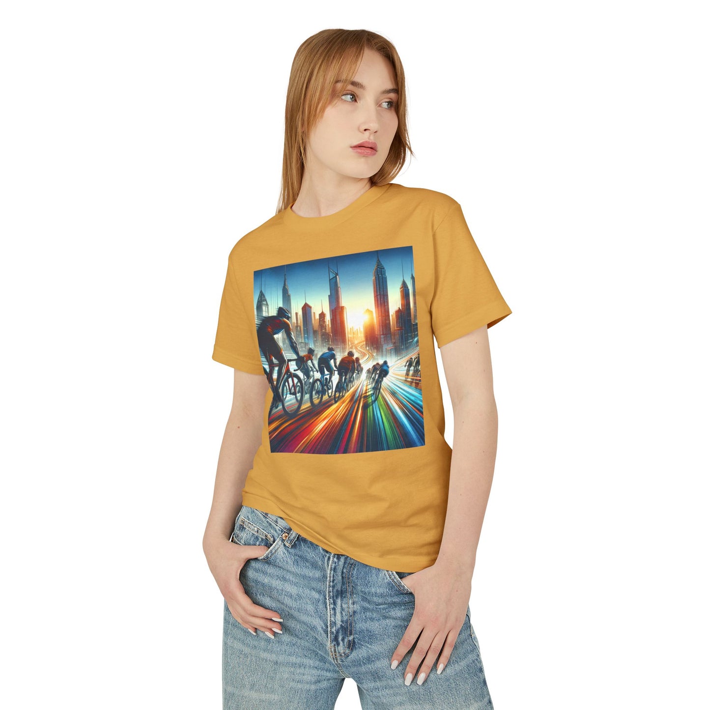 Cycling Heavyweight Tee - Unisex Garment-Dyed Shirt
