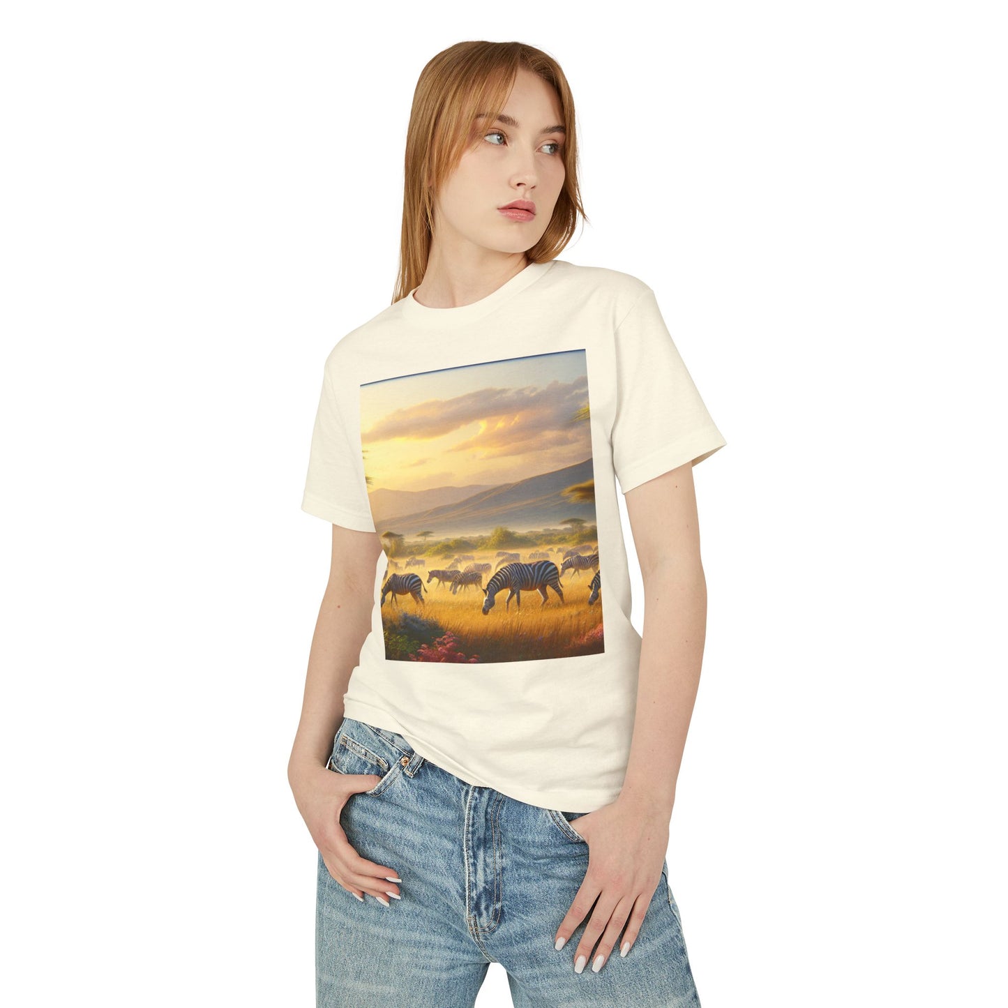 Zebras Heavyweight Tee - Unisex Garment-Dyed Shirt