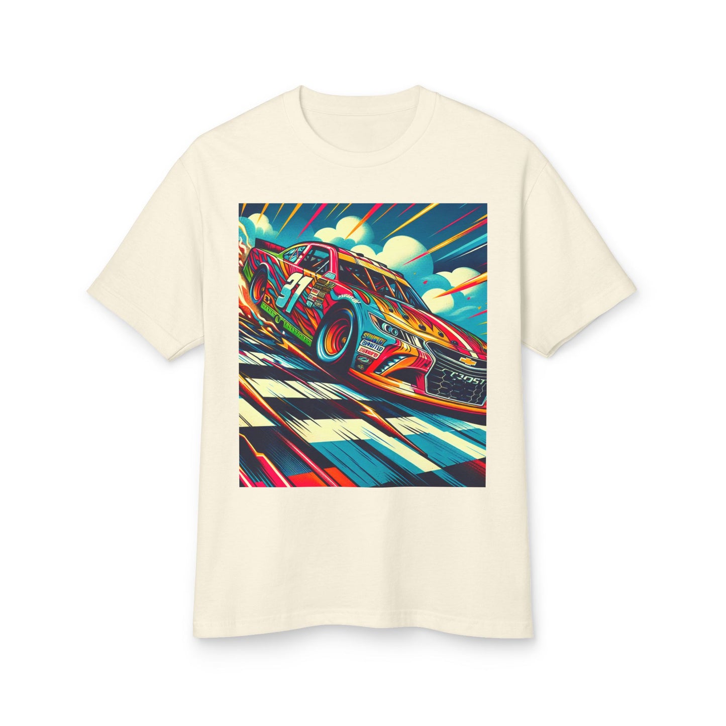 Nascar 31 Heavyweight Tee - Unisex Garment-Dyed Shirt
