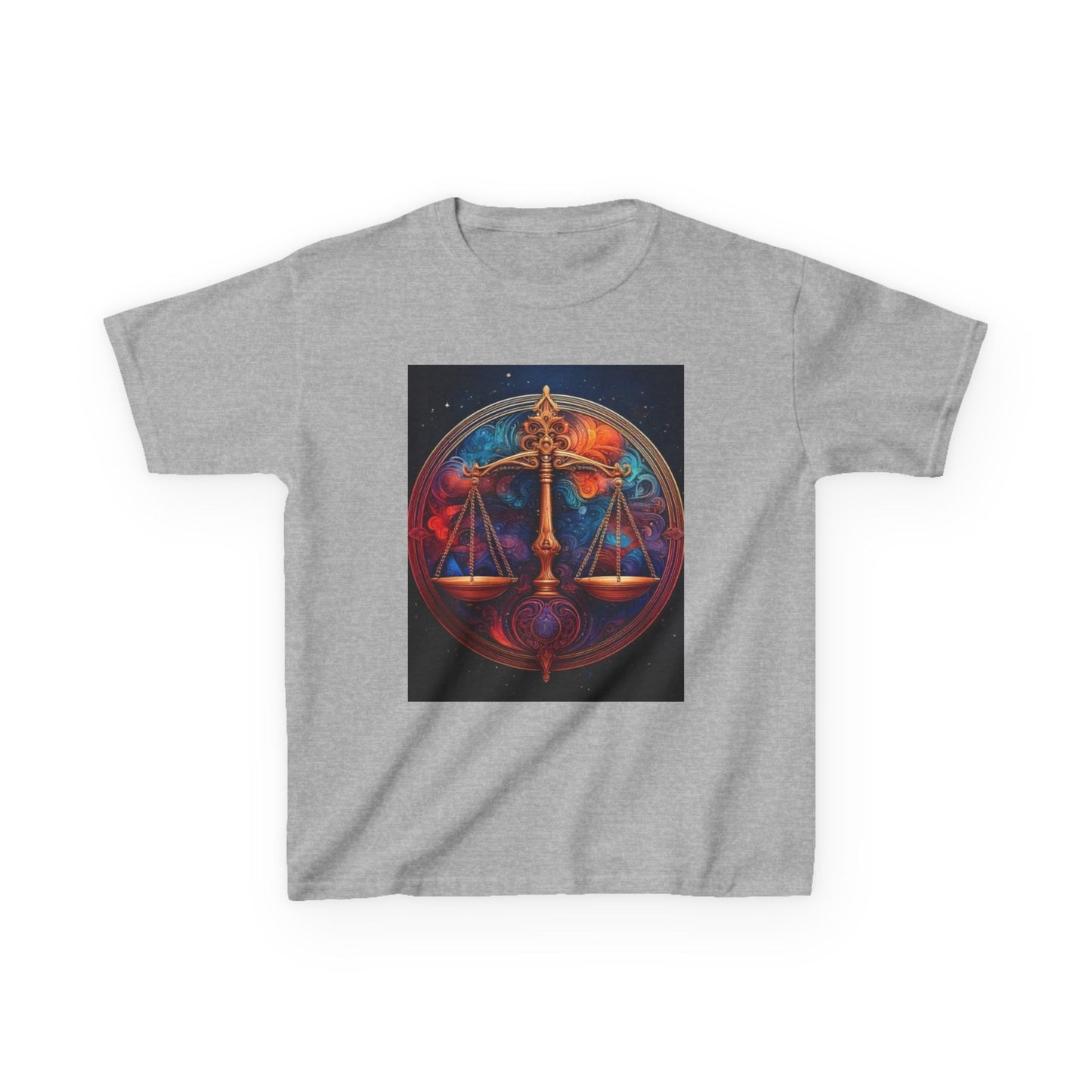 Libra Horoscope Kids Tee - Cosmic Zodiac T-Shirt for Astrology Lovers, Birthday Gift, Everyday Wear, Reference Guide, Unique Design