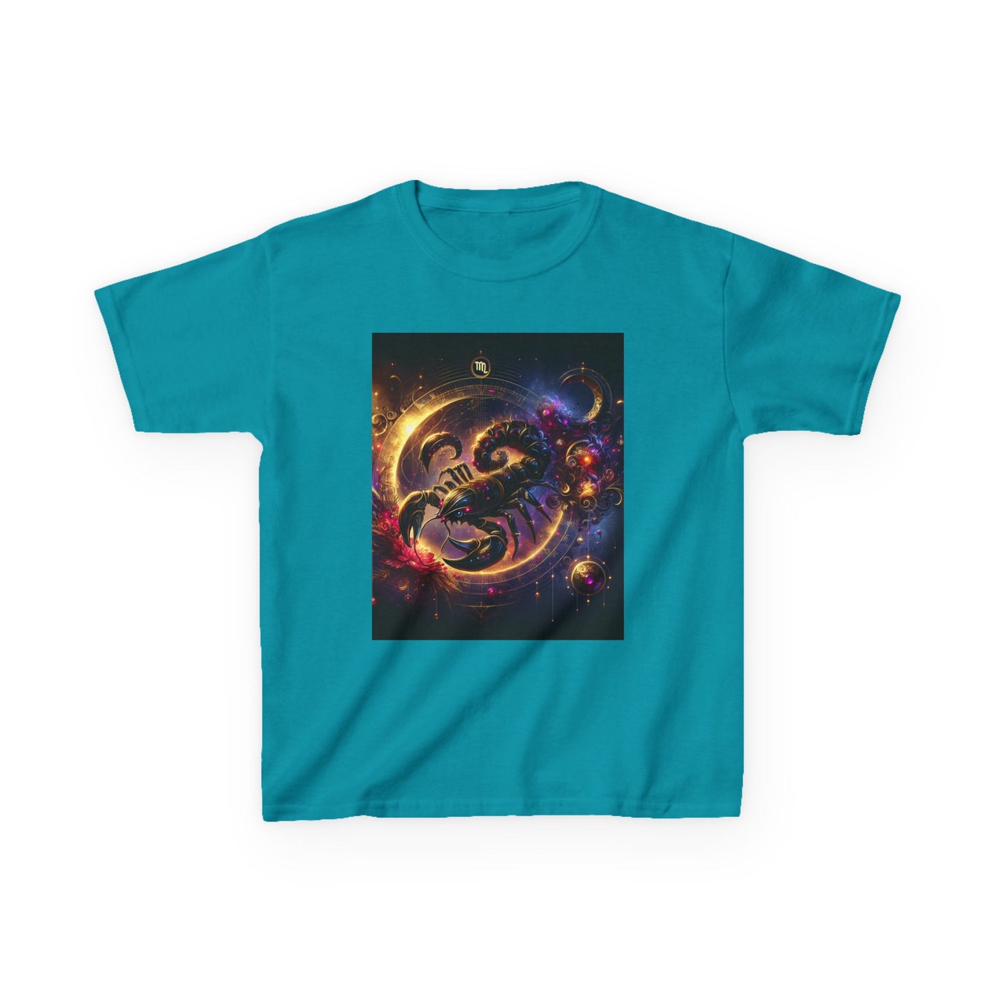 Scorpio  Horoscope Kids Tee - Cosmic Zodiac T-Shirt for Astrology Lovers, Birthday Gift, Everyday Wear, Reference Guide, Unique Design