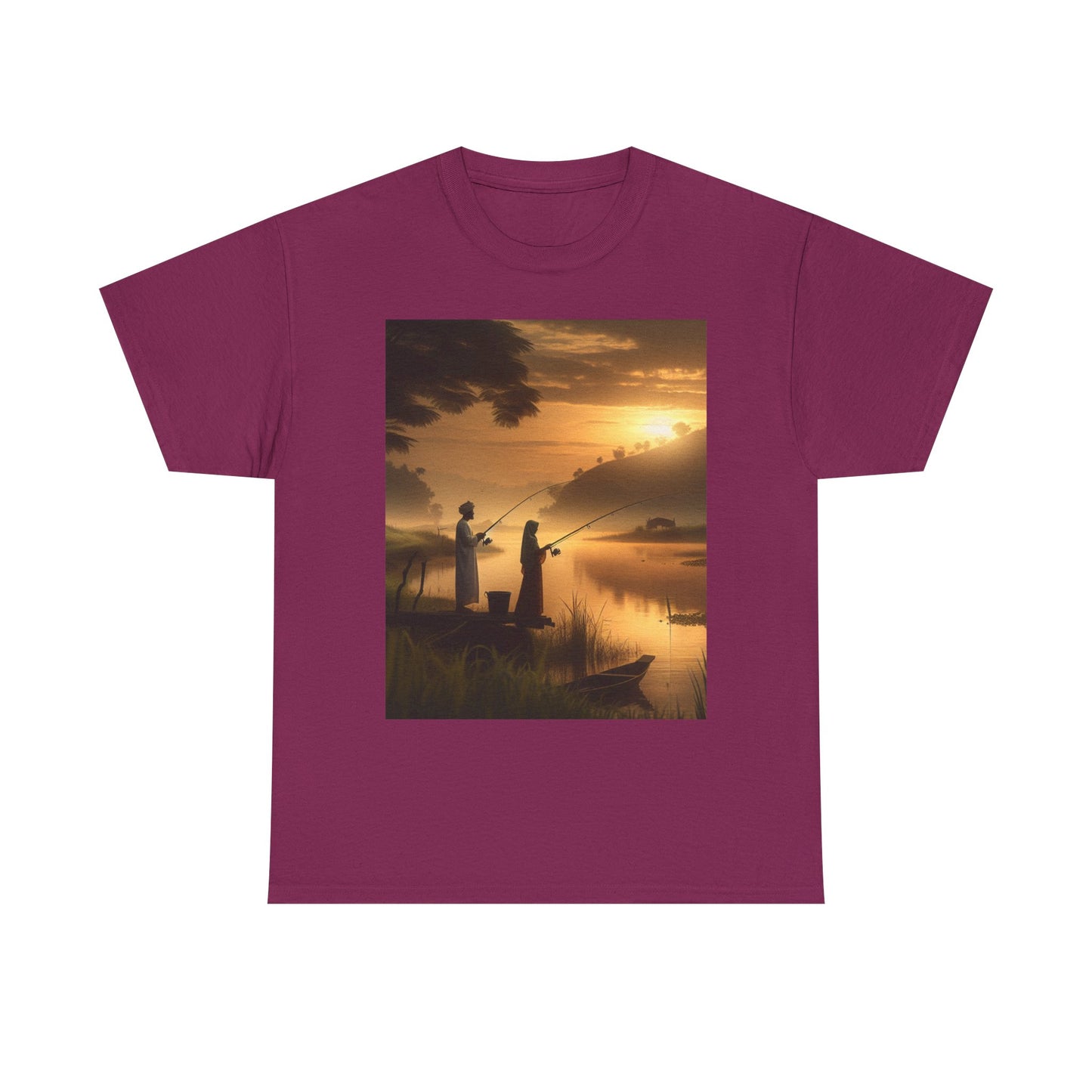 Fishing Women's Heavy Cotton Tee